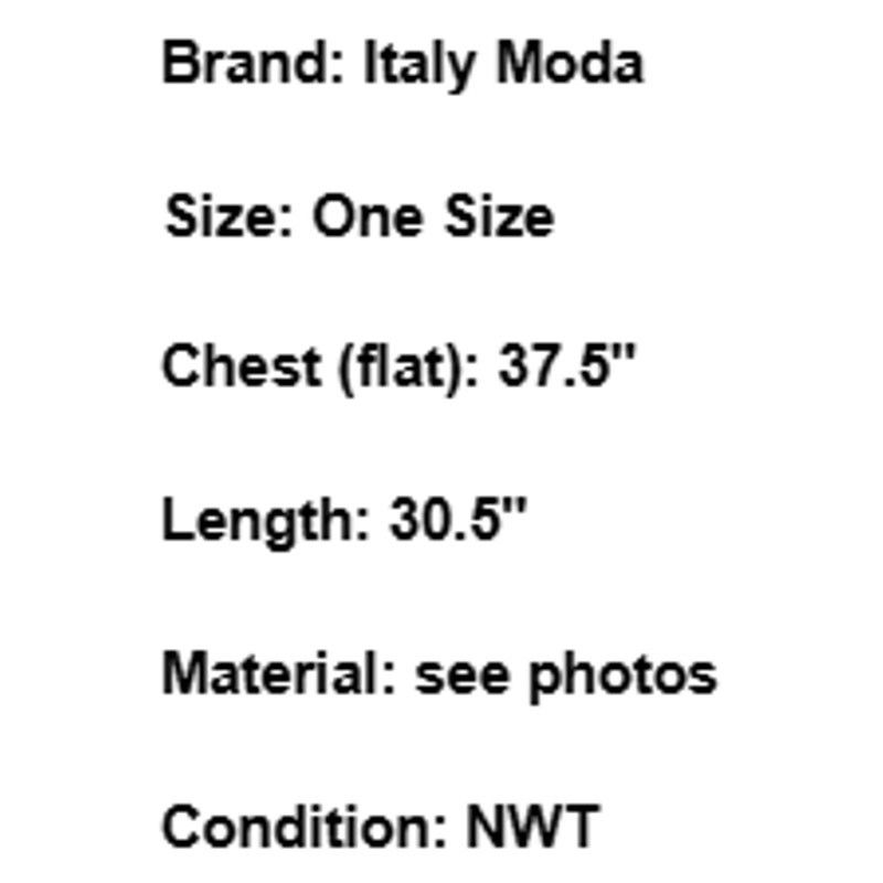 Other NWT Oversized Cardigan O/S Metallic Gray Open Front Italy Size ONE SIZE - 7 Thumbnail
