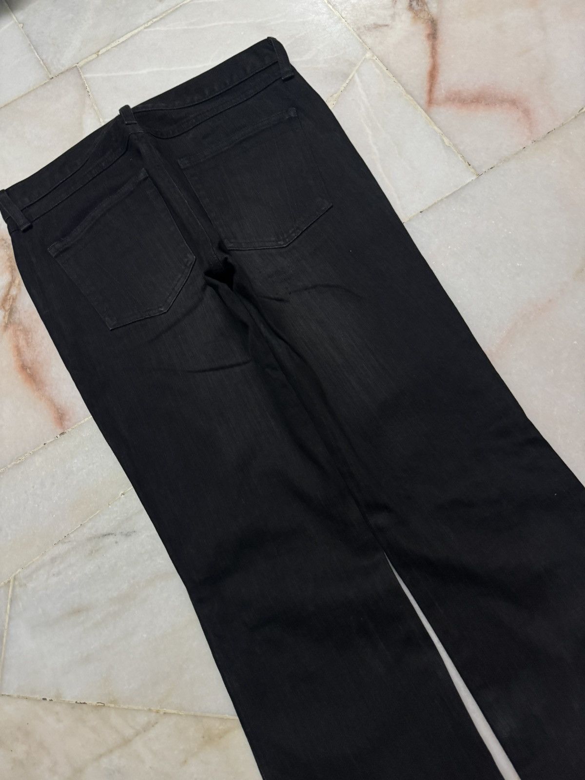 Tornado Mart SLIM FLARED 90's STYLE JAPANESE STONE WASHED SUPER BLACK Size US 28 / EU 44 - 16 Thumbnail