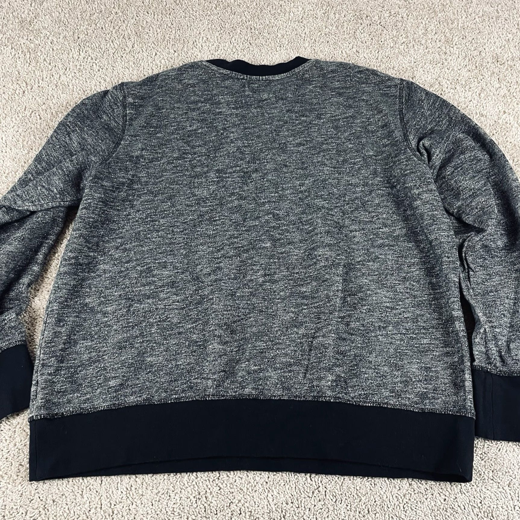 Vintage L.L. Bean Signature Sweatshirt Men’s XL Slim Fit Rugged Crewneck Lined Gorp S37 Gray Cotton Fleece Pullover Size US XL / EU 56 / 4 - 3 Thumbnail