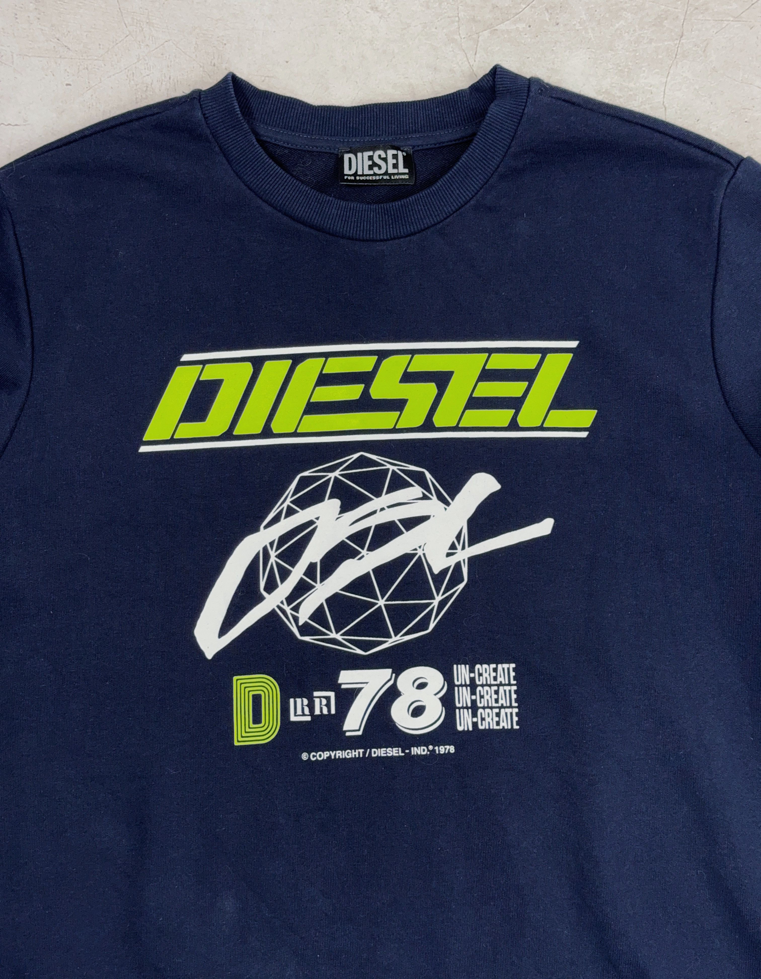 Diesel Diesel Sweatshirt Girk K11 Logo Size US L / EU 52-54 / 3 - 4 Thumbnail