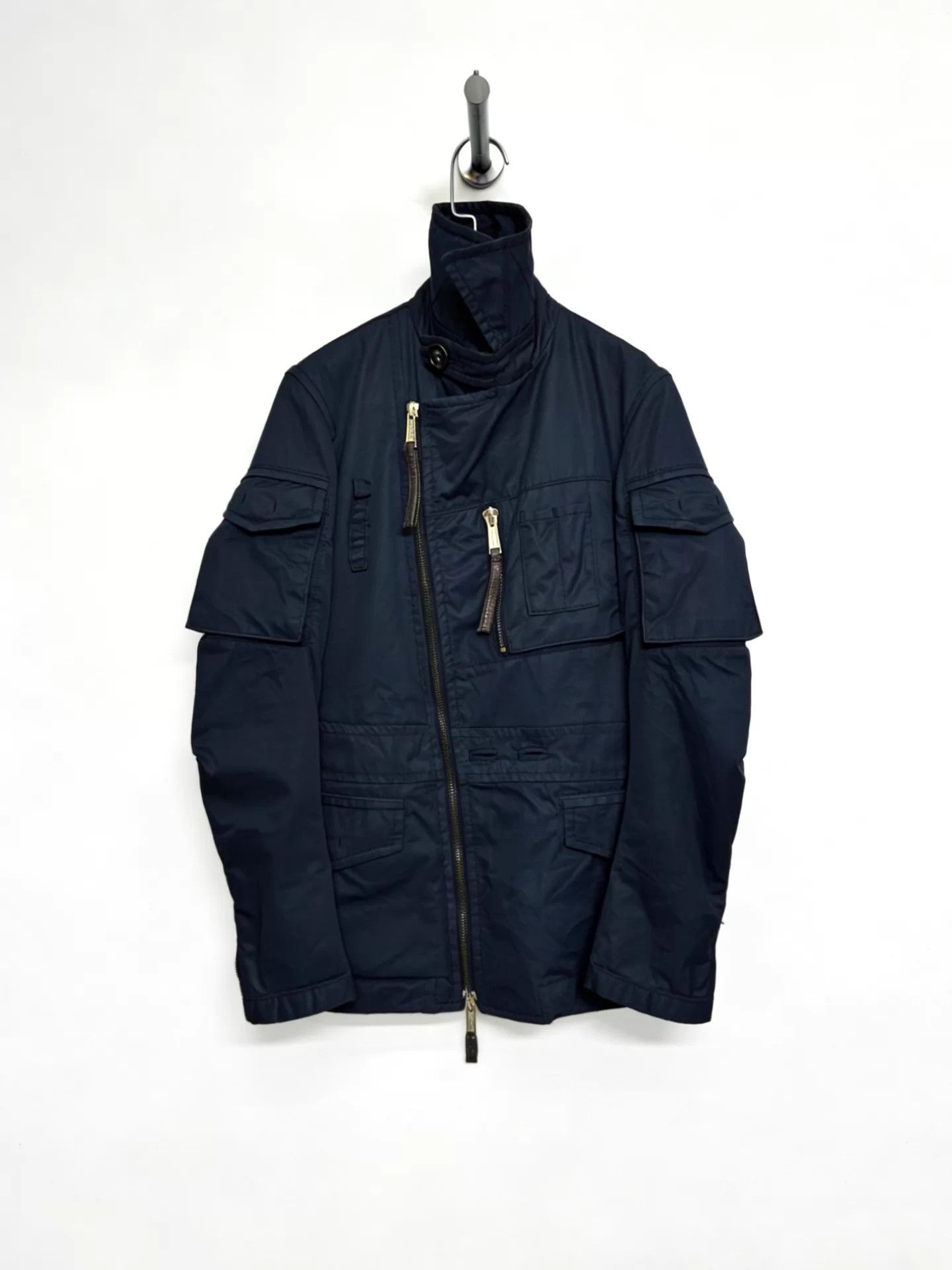 Dsquared2 Dsquared2 07AW Asymmetrical Naval Utility Zip Jacket Size US XS / EU 42 / 0 - 1 Thumbnail
