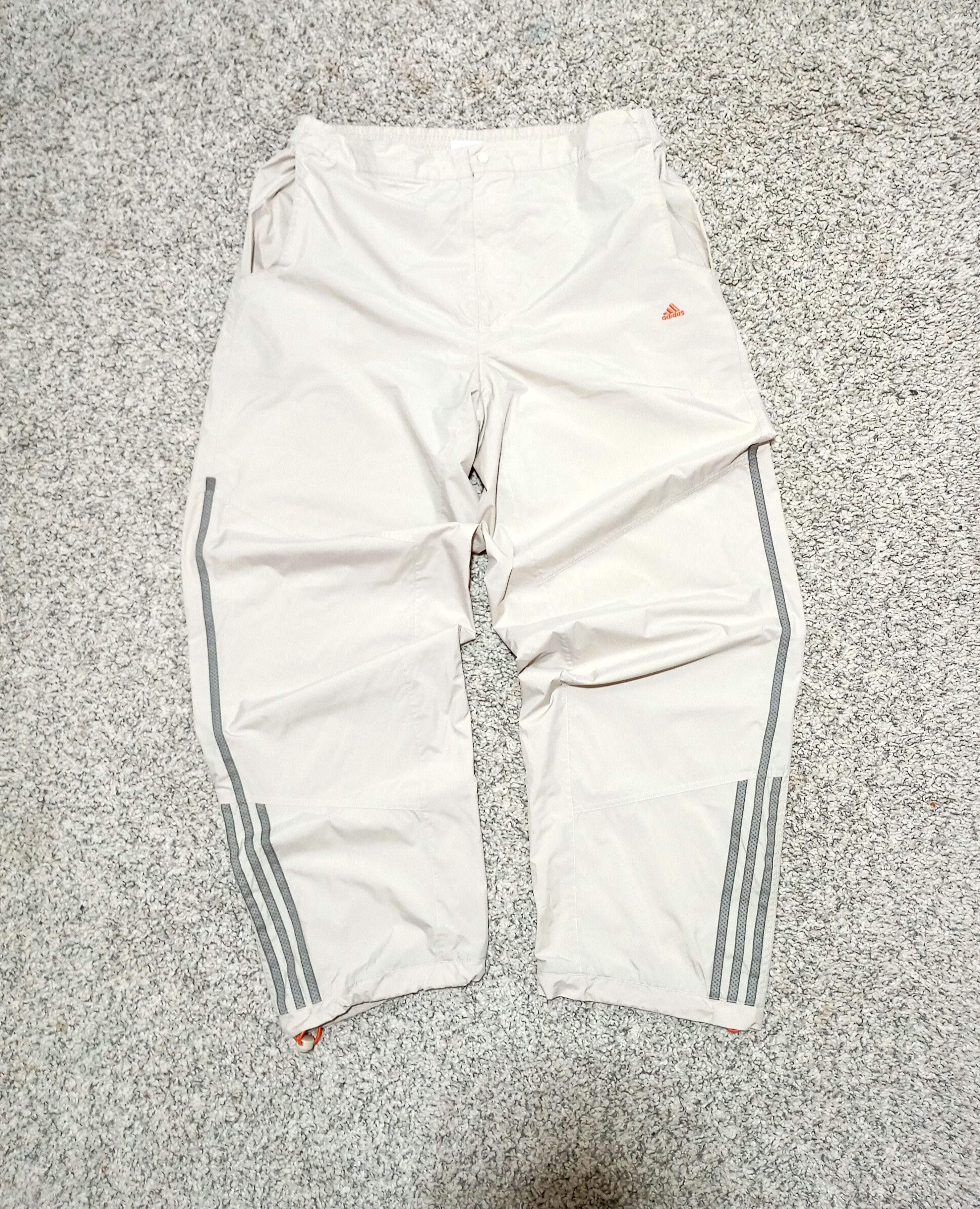 Adidas Adidas 00s Vintage Nylon Baggy Drill Joggers Pants Y2K Size US 33 - 2 Thumbnail