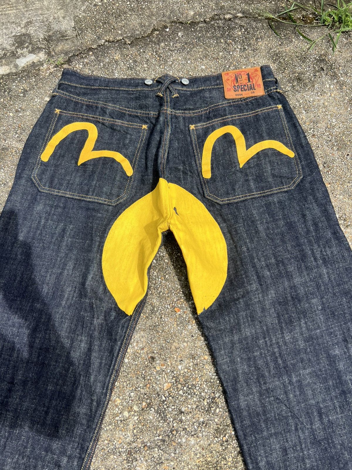 Evisu Evisu Yellow Logo 36 Size Size US 36 / EU 52 - 3 Thumbnail