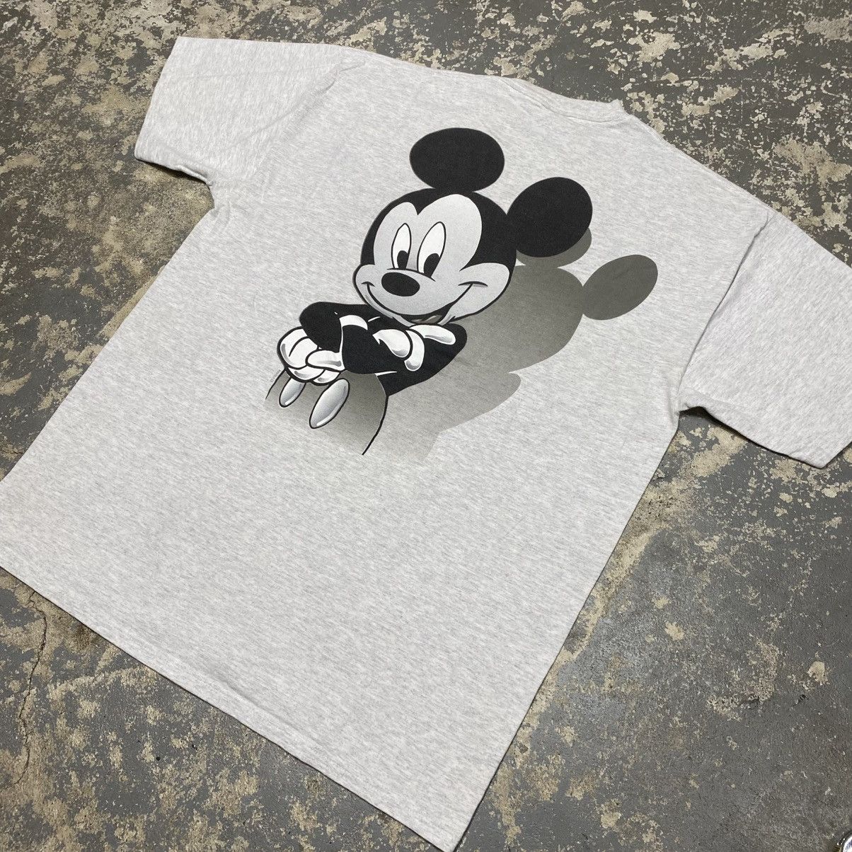 Mickey Mouse × Vintage Vintage Mickey Mouse Disney Cartoon Tshirt 90s USA Size US XL / EU 56 / 4 - 2 Thumbnail