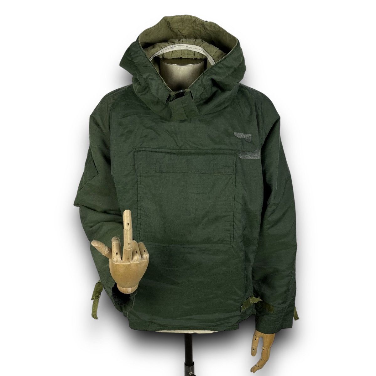 Vintage Vintage British Army Smock with hood attached jacket 1977 Size US M / EU 48-50 / 2 - 1 Thumbnail