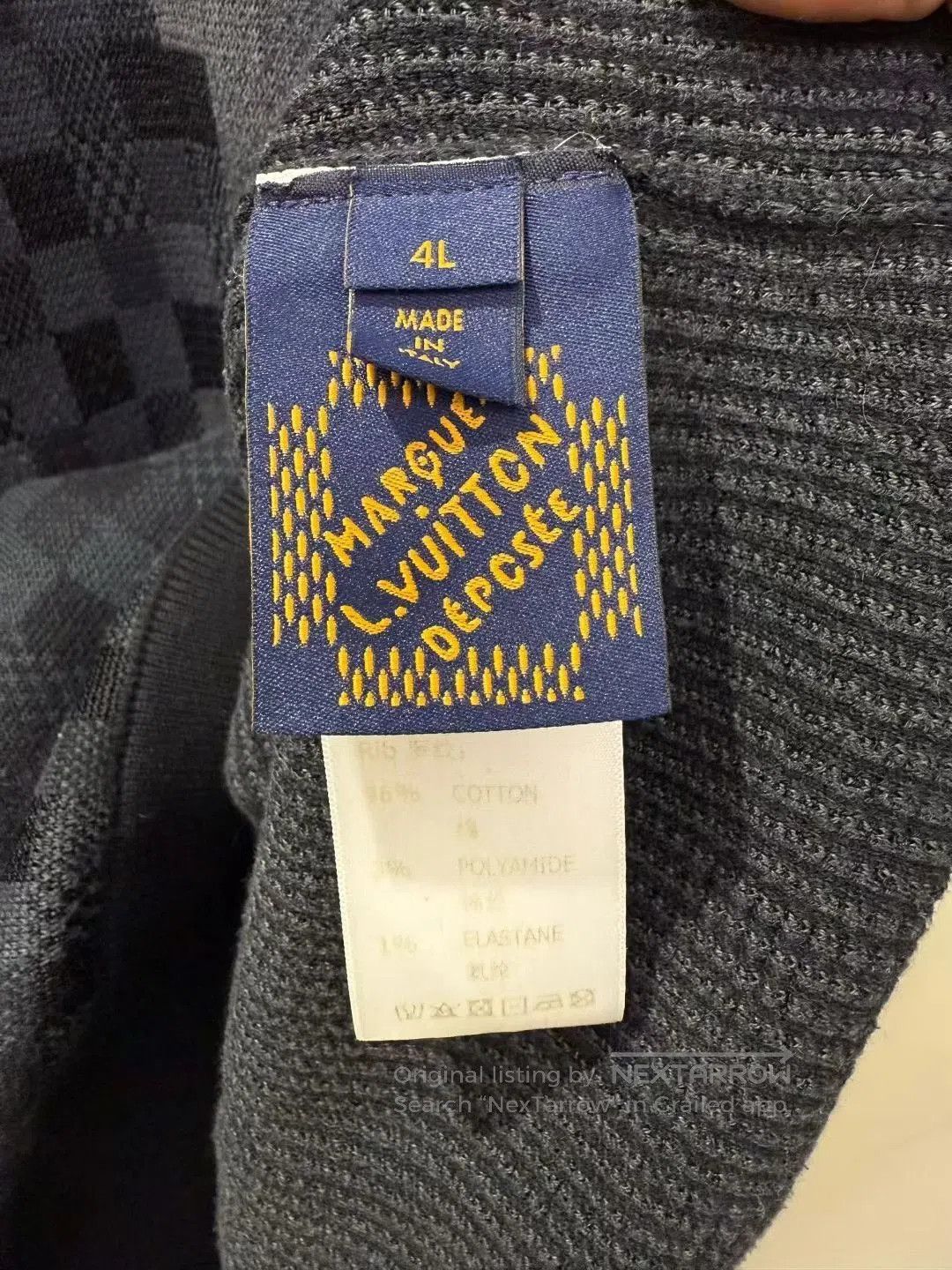 Louis Vuitton Louis Vuitton Mosaic Logo Sweater. Size US XL / EU 56 / 4 - 3 Thumbnail