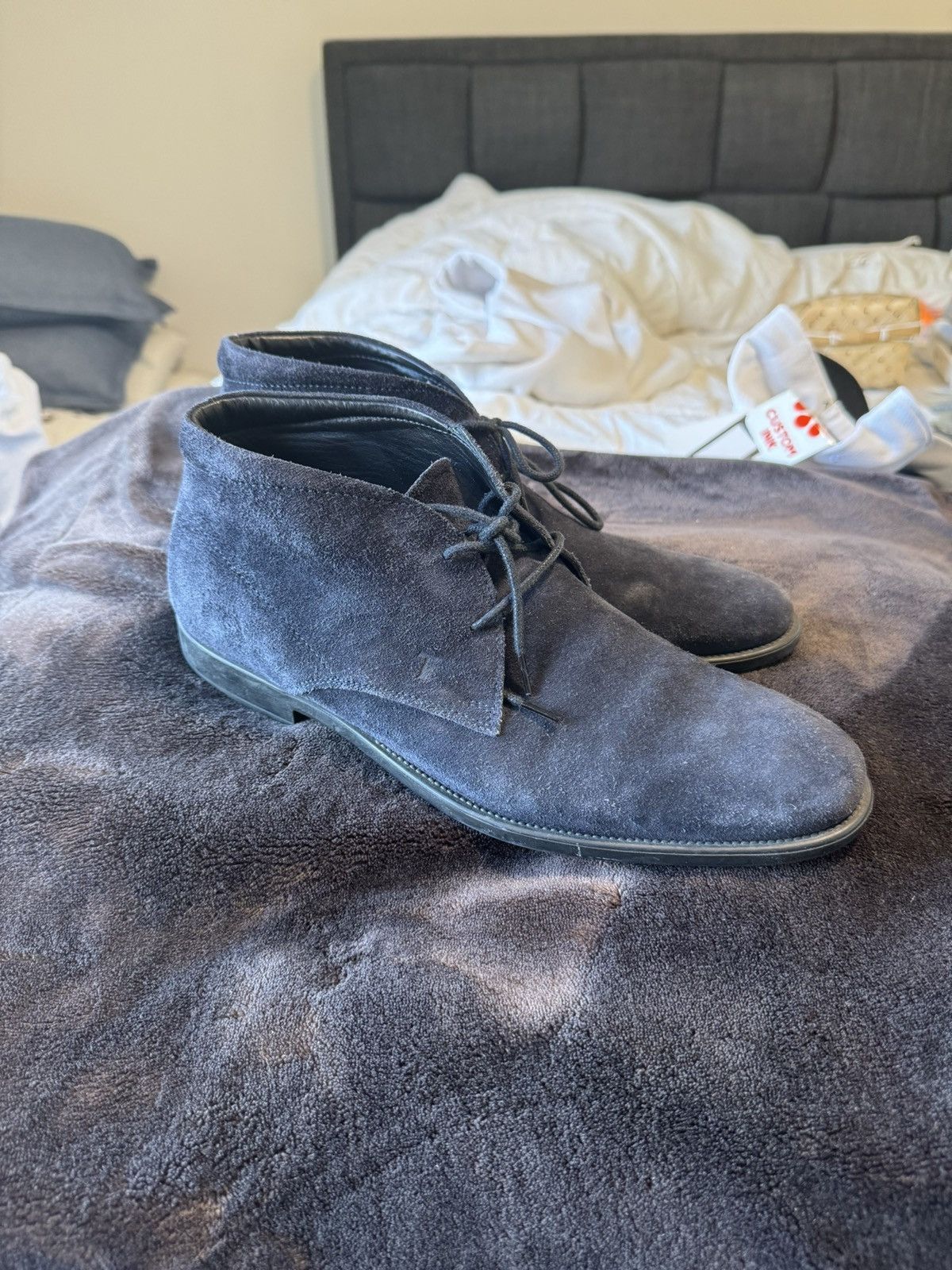 image of Tods Chukka Boots in Blue, Men's (Size 9.5)