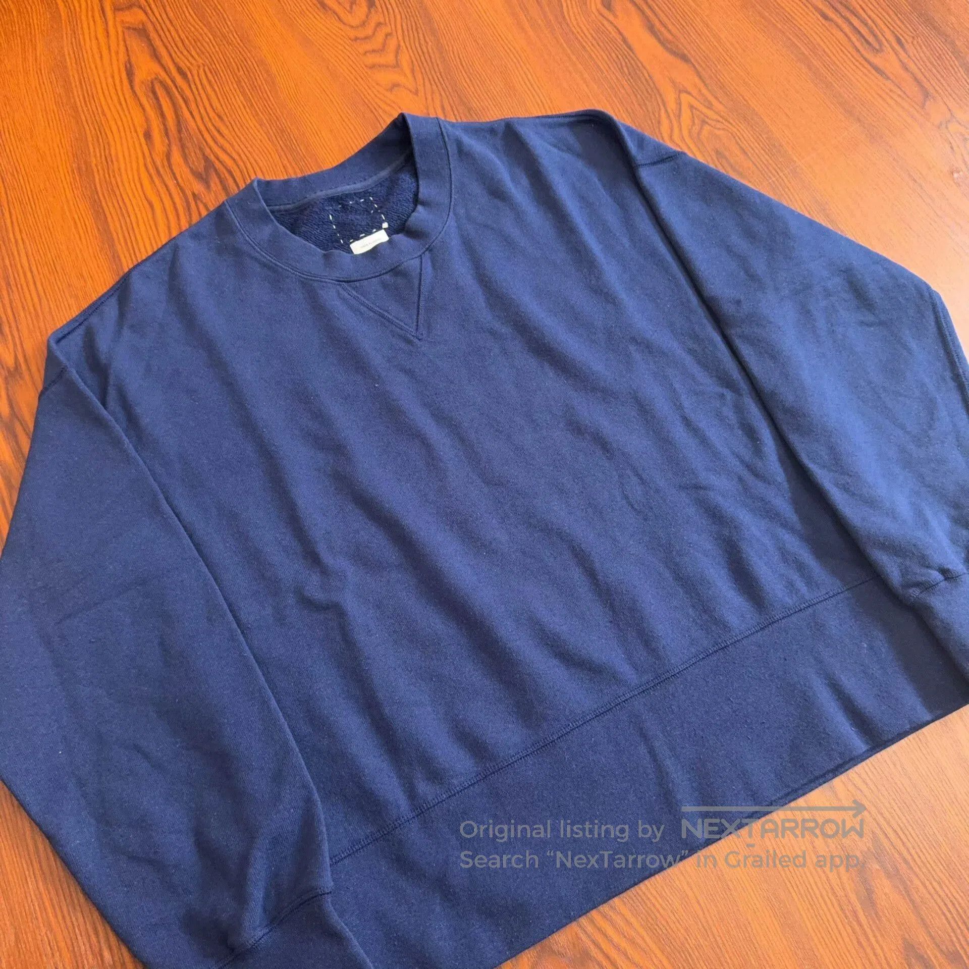 Visvim visvim court long sleeve sweatshirt indigo. Size US M / EU 48-50 / 2 - 3 Thumbnail
