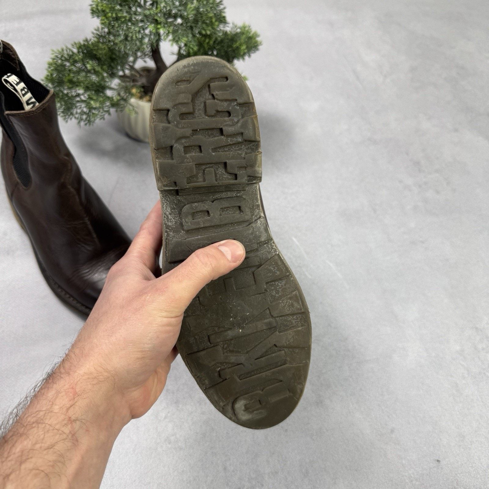 Dirk Bikkembergs Vintage Dirk Bikkembergs Brown Leather Chelsea Boots Size US 8 / IT 38 - 20 Thumbnail