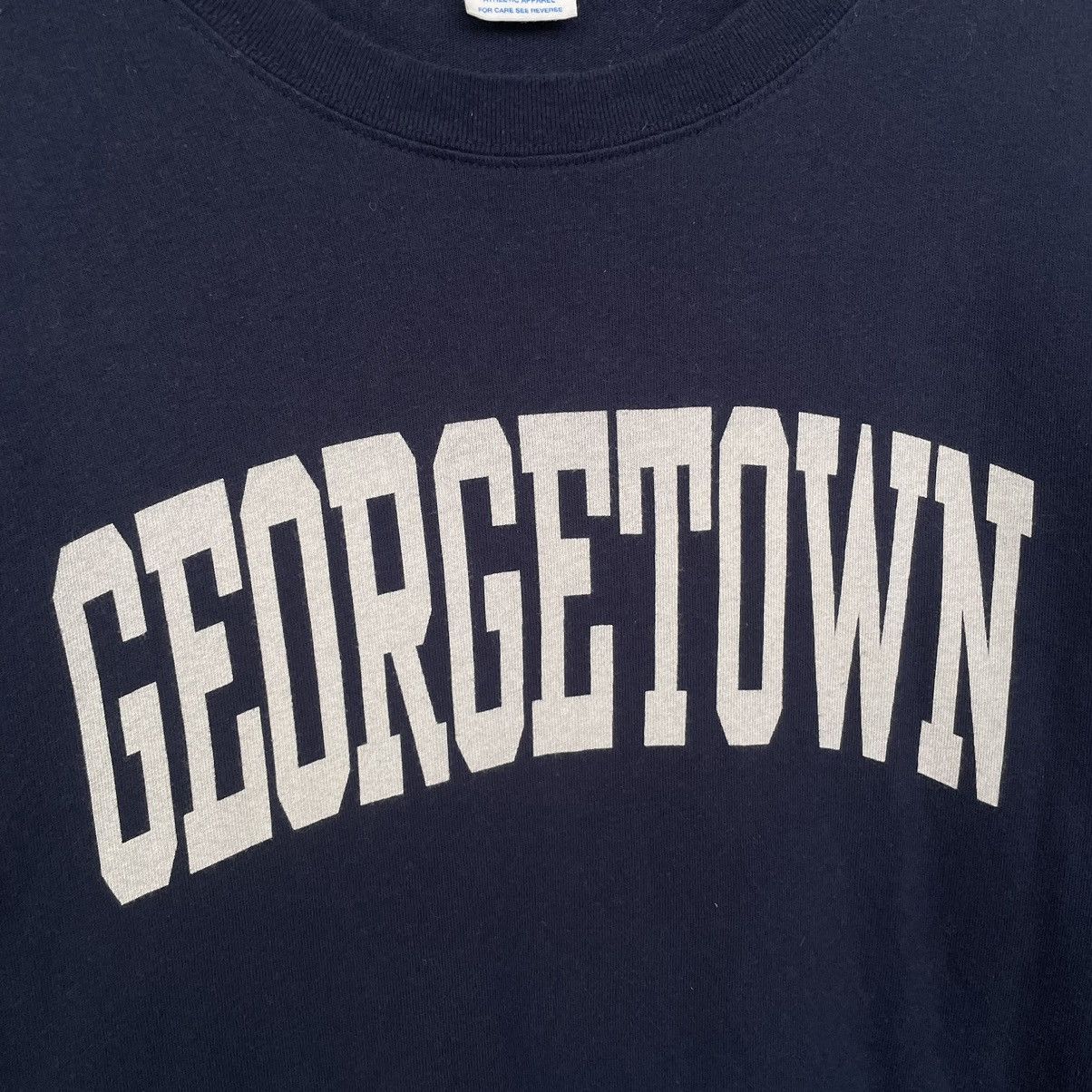 Champion × Vintage Vintage 2000s Champion x Georgetown Hoyas L/S T Shirt Size US M / EU 48-50 / 2 - 2 Thumbnail