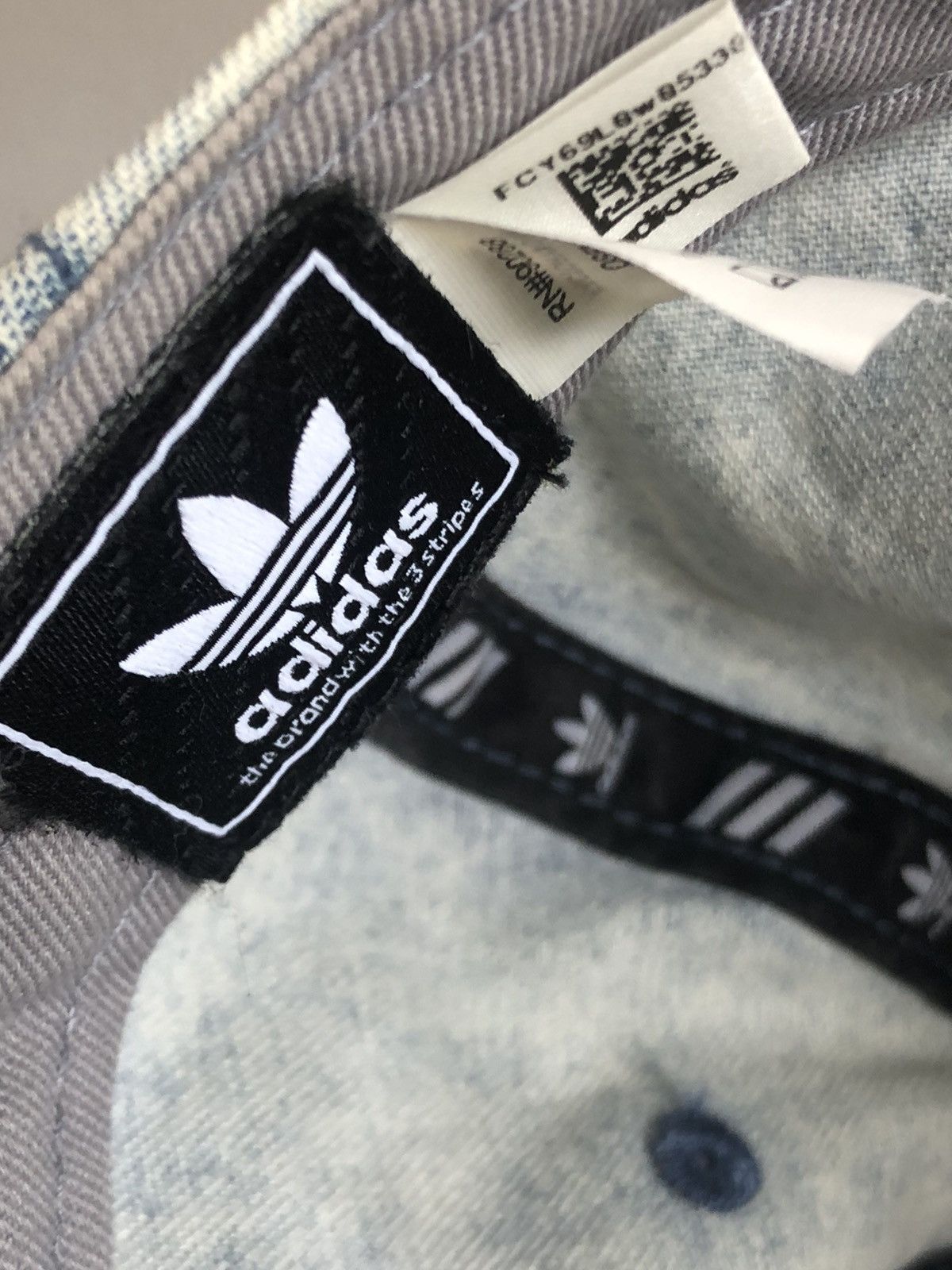 Adidas Adidas Trefoil Denim Hat Size ONE SIZE - 5 Thumbnail