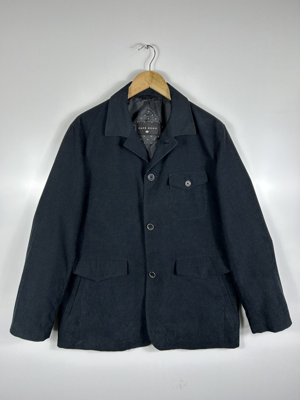 Japanese Brand × Vintage 🔥Cafe Soho Button Shirt Jacket Size US L / EU 52-54 / 3 - 1 Thumbnail