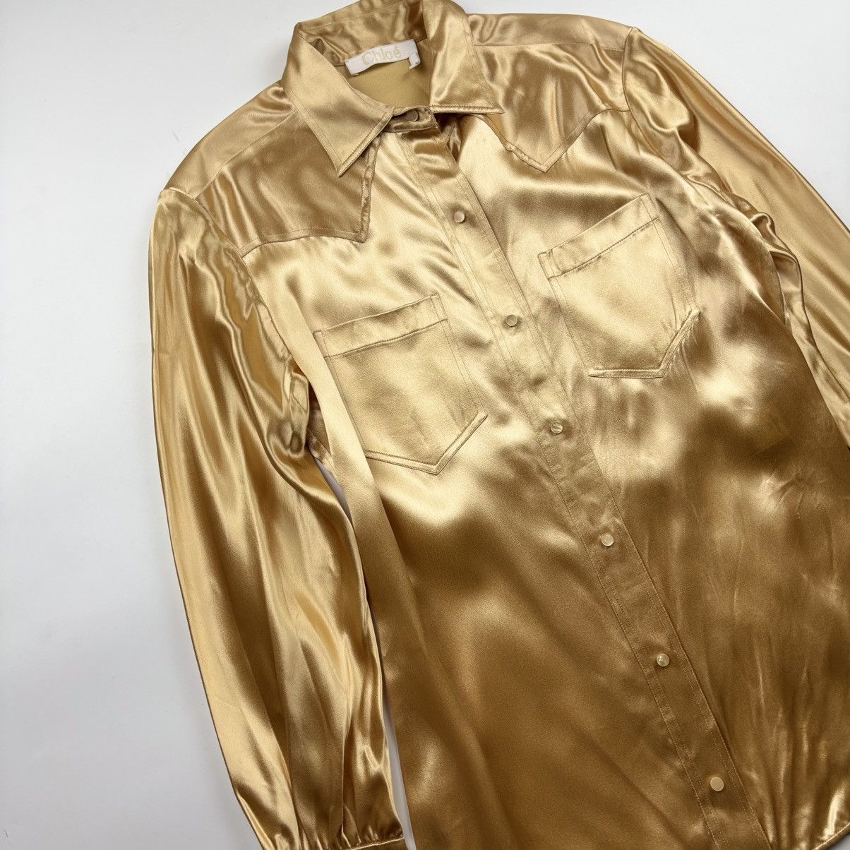 Chloe Chloé September Sun Western Shirt Size XS / US 0-2 / IT 36-38 - 3 Thumbnail