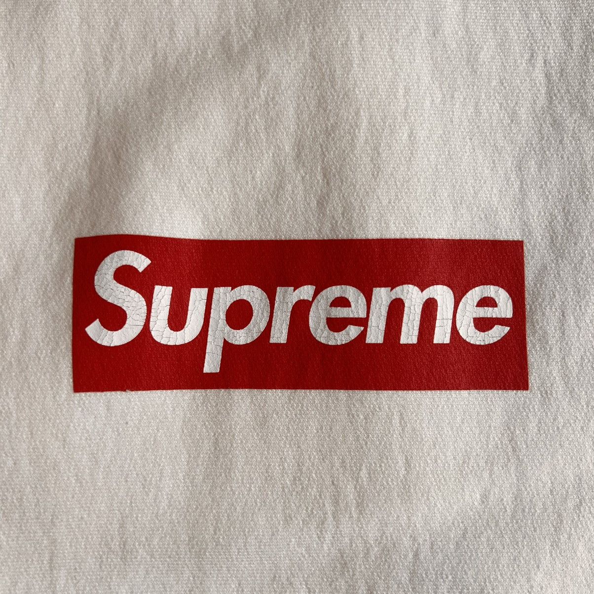 Supreme M Supreme washed box logo 25crewneck white hoodie sweatshirt Size US M / EU 48-50 / 2 - 3 Thumbnail