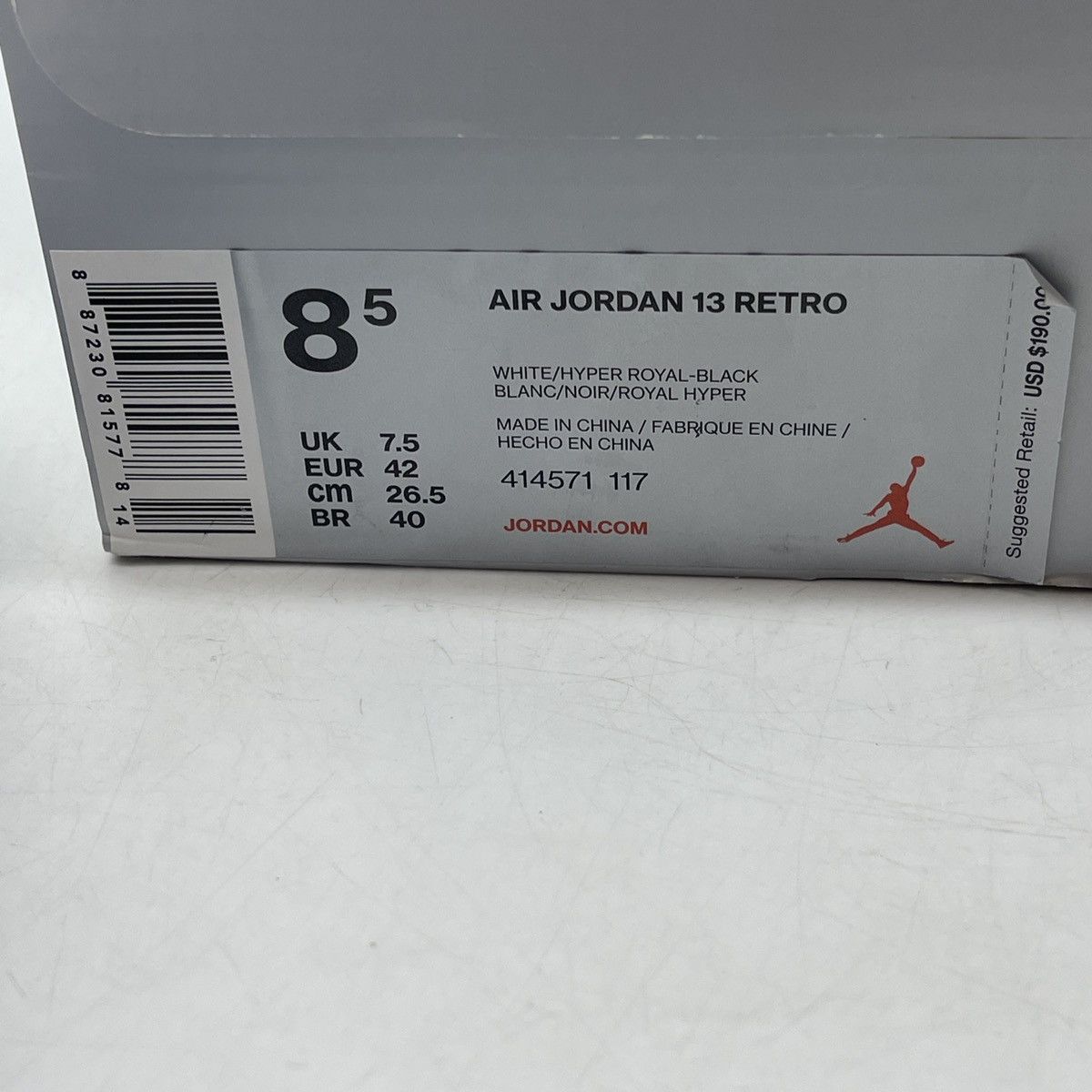 Jordan Brand Air Jordan 13 hyper royal Size US 8.5 / EU 41-42 - 9 Thumbnail