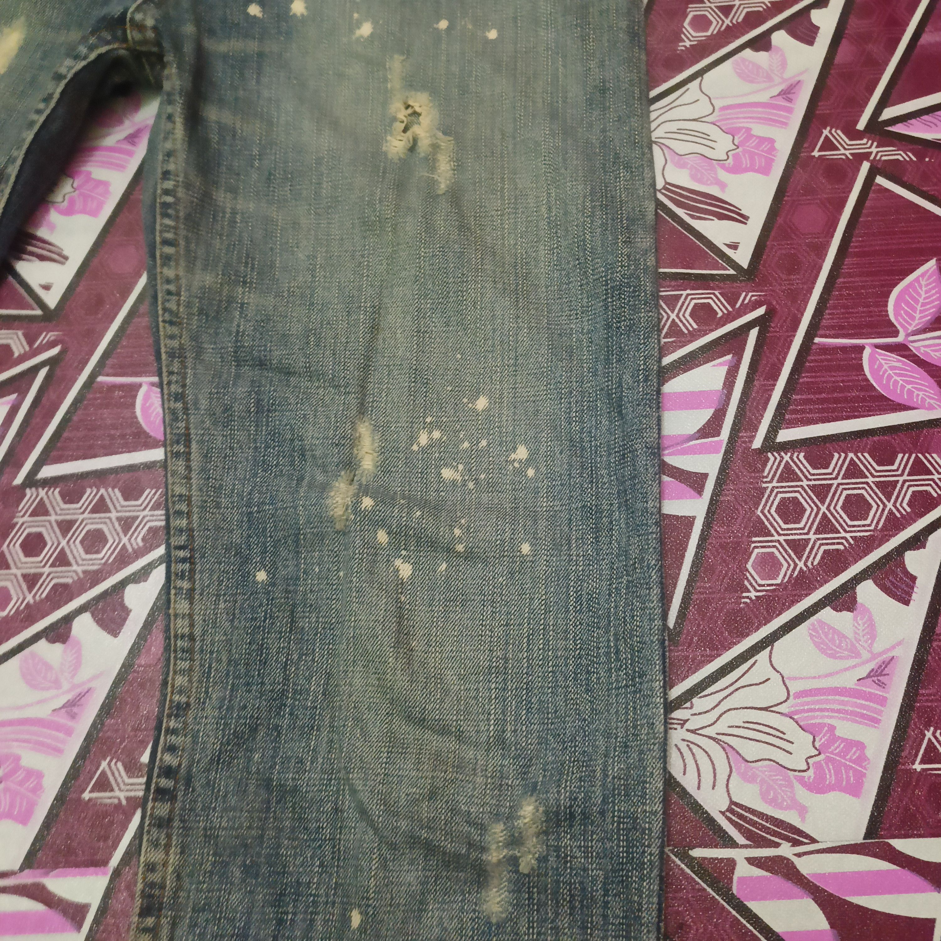 Who Decides War Japanese Earth Music & Ecology Painting Selvedge jeans Size US 31 - 4 Thumbnail