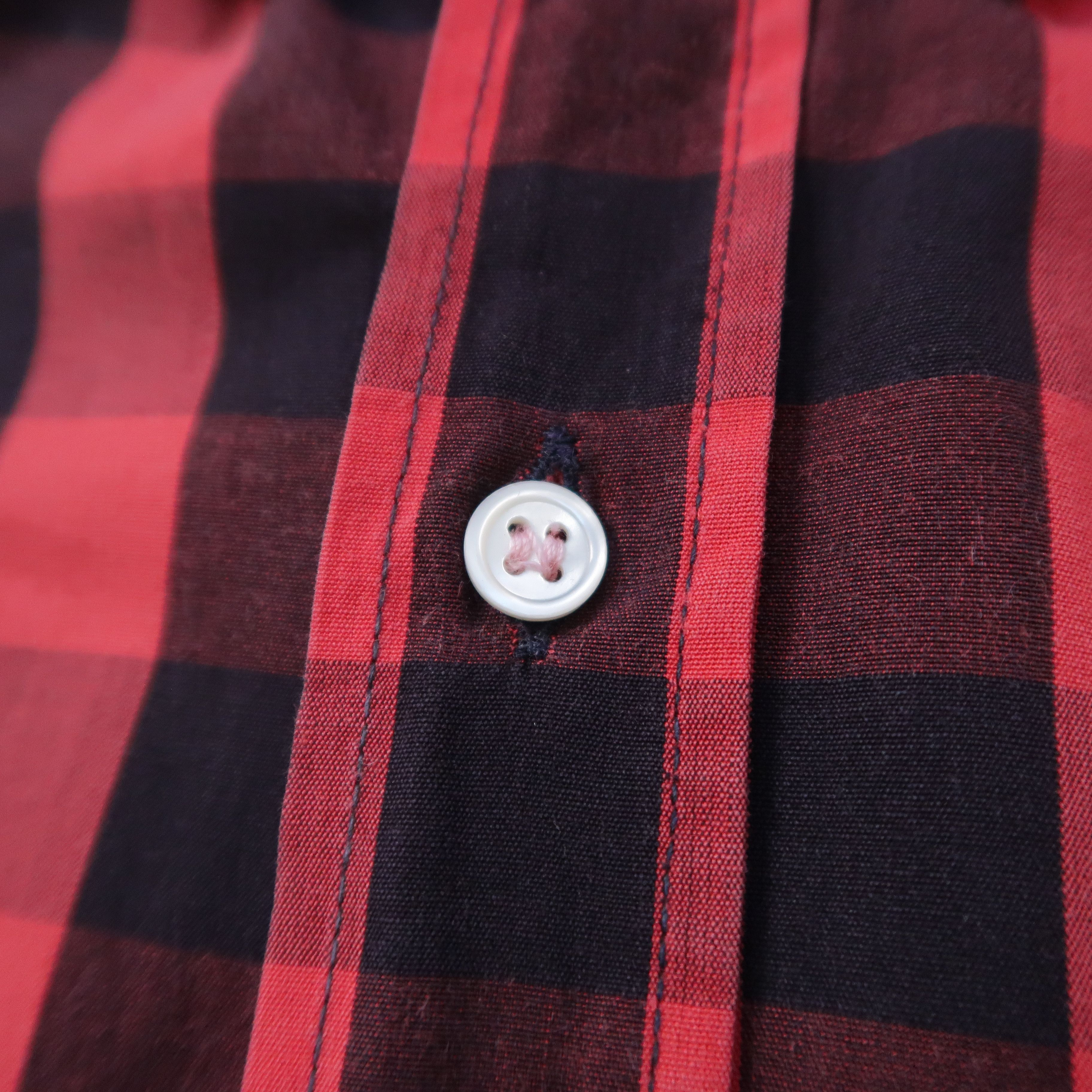 Christian Dior Monsieur Vintage 90s Christian Dior Psychedelic Plaid Boxy Shirt Size US M / EU 48-50 / 2 - 5 Thumbnail