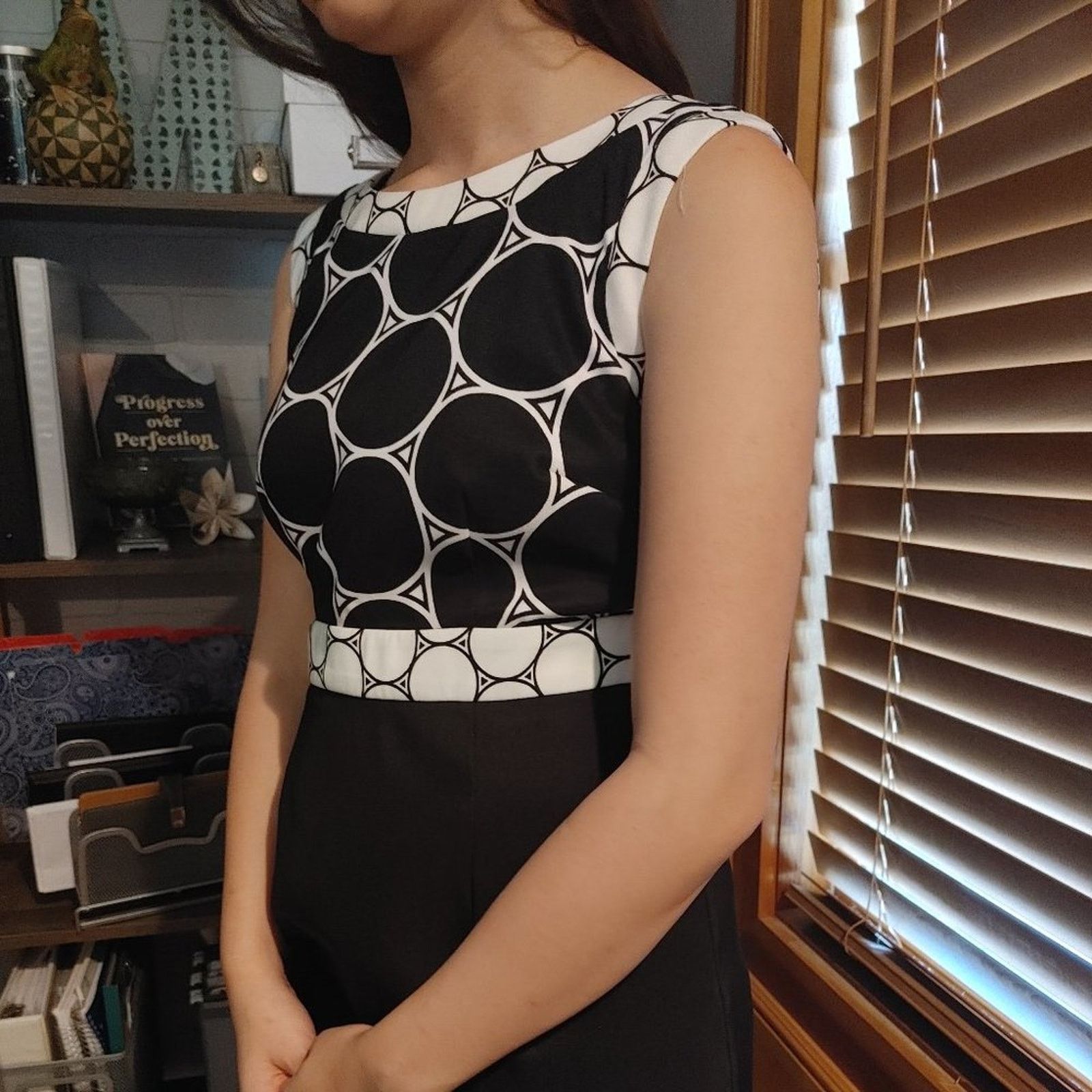 Other Dress Barn Geometric Print Dress Size S / US 4 / IT 40 - 3 Thumbnail