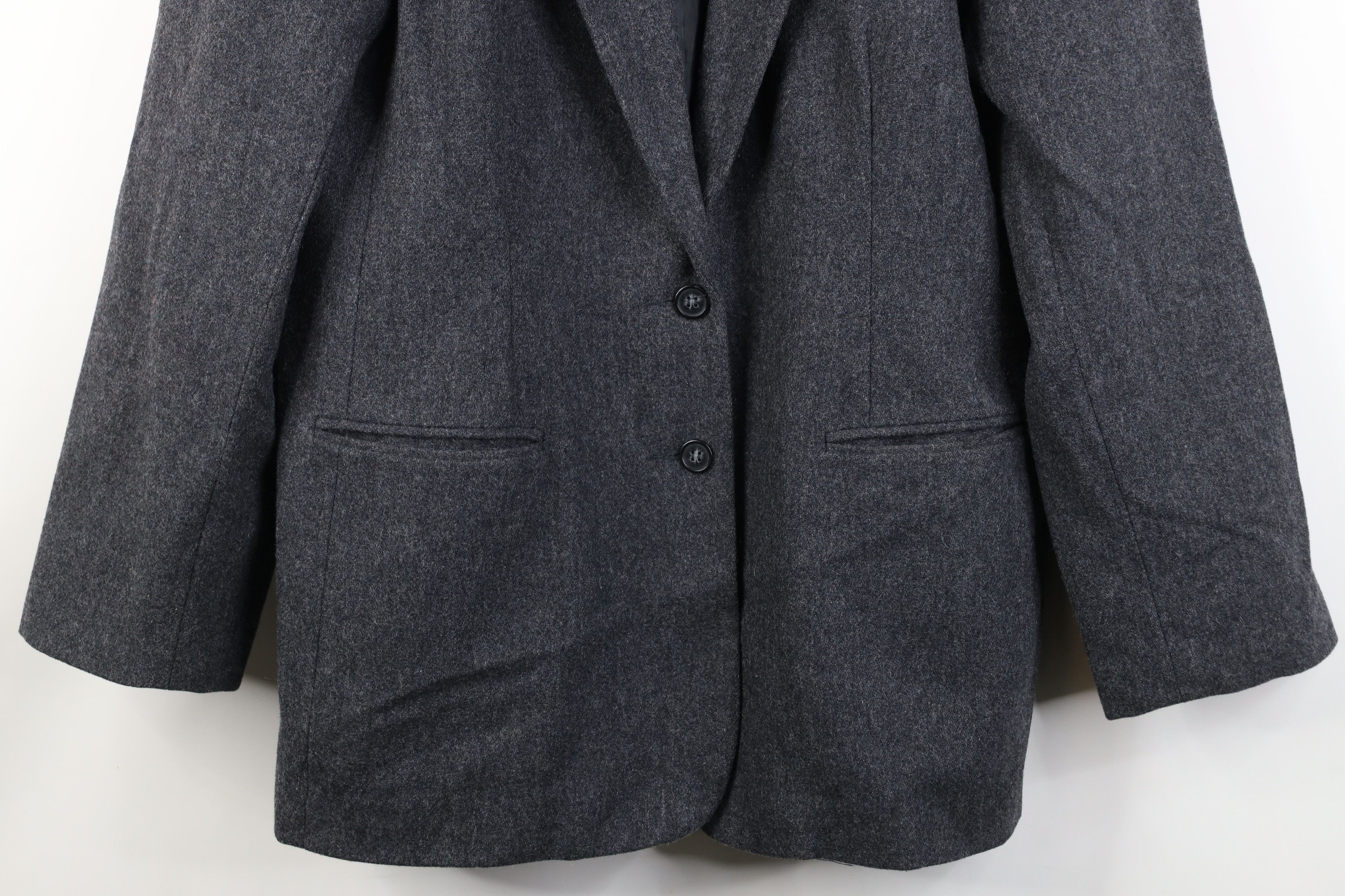Vintage Vintage 90s Streetwear Button Suit Coat Blazer Jacket Gray Size XXL / US 16-18 / IT 52-54 - 3 Thumbnail