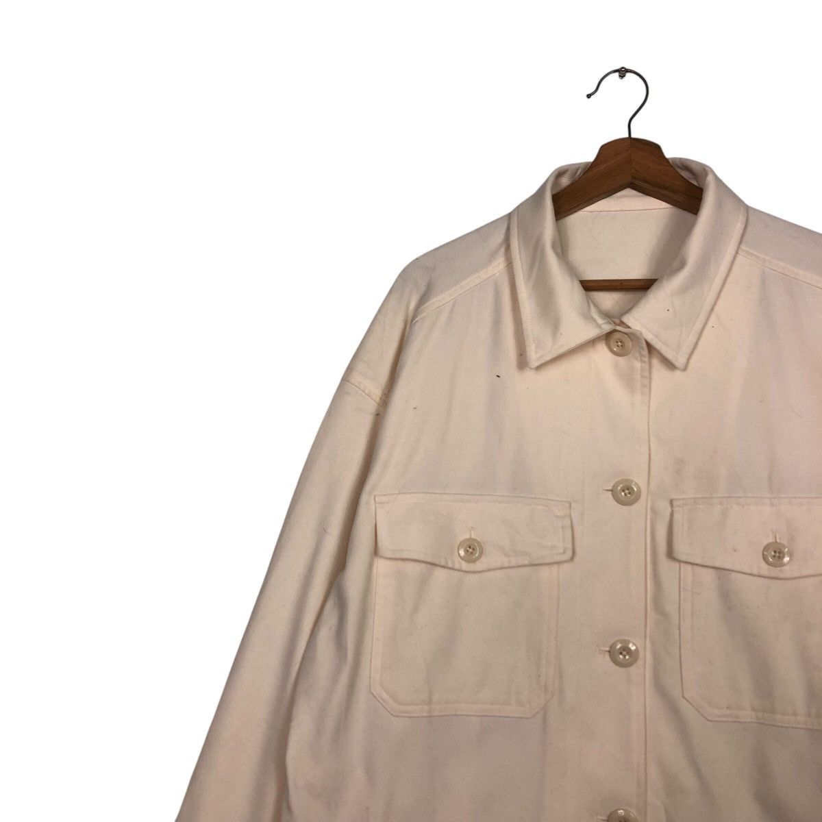 Japanese Brand 📌Vintage Wool Chore Jacket GU Japan Trucker Issey Miyake Size US XXL / EU 58 / 5 - 8 Thumbnail