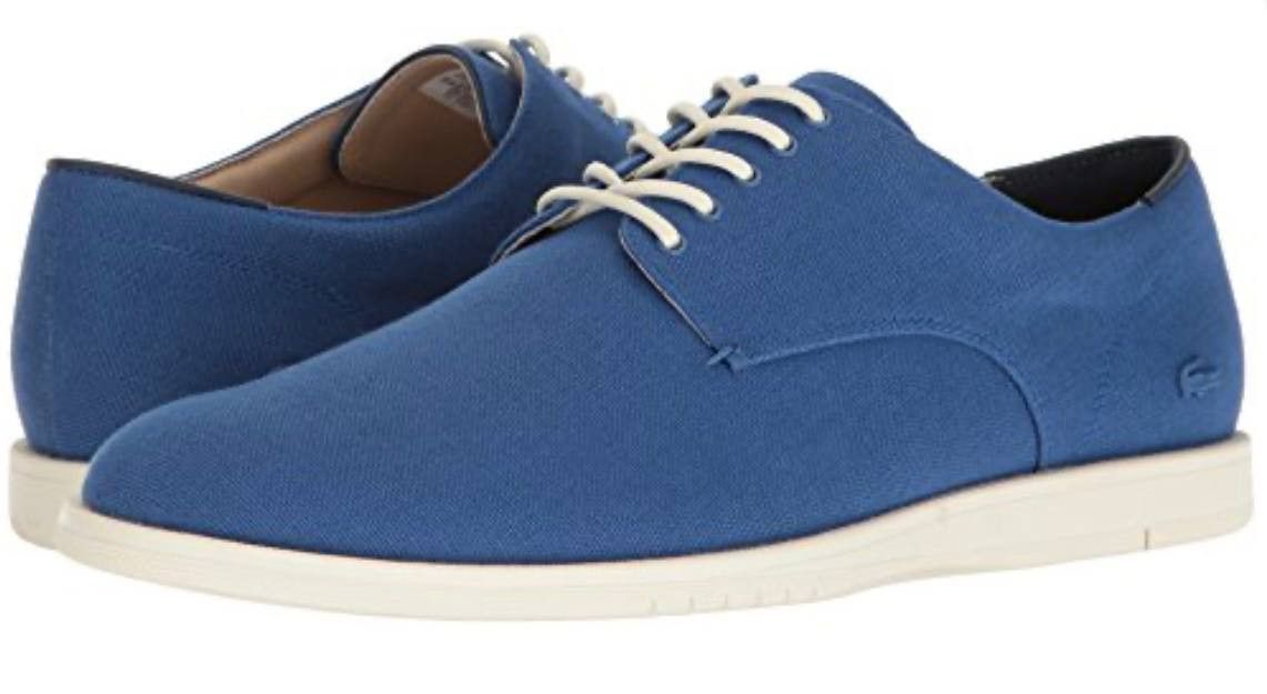 Lacoste Lacoste Men's shoes Laccord 217 1, blue. Size: USA-10; UK-9 Size US 10 / EU 43 - 1 Thumbnail