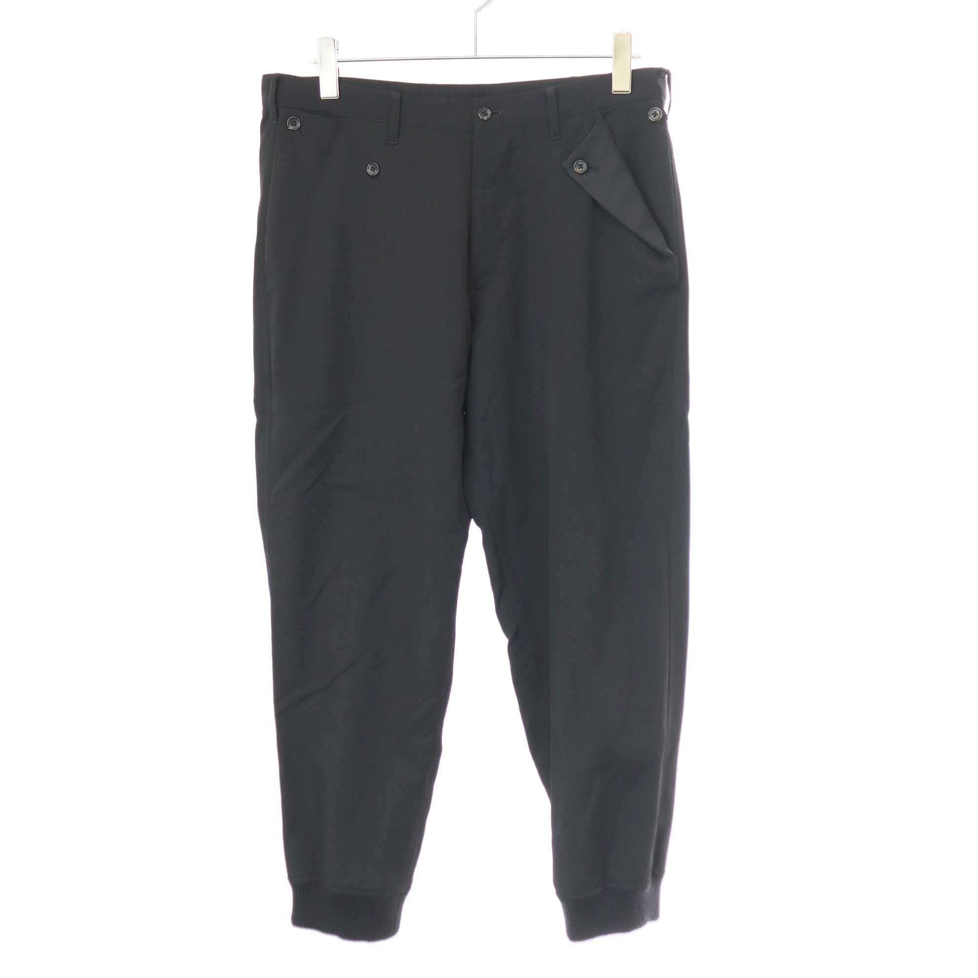 Yohji Yamamoto Yohji Yamamoto Pour Homme 07AW Ribbed Hem Pants Size US 34 / EU 50 - 1 Thumbnail