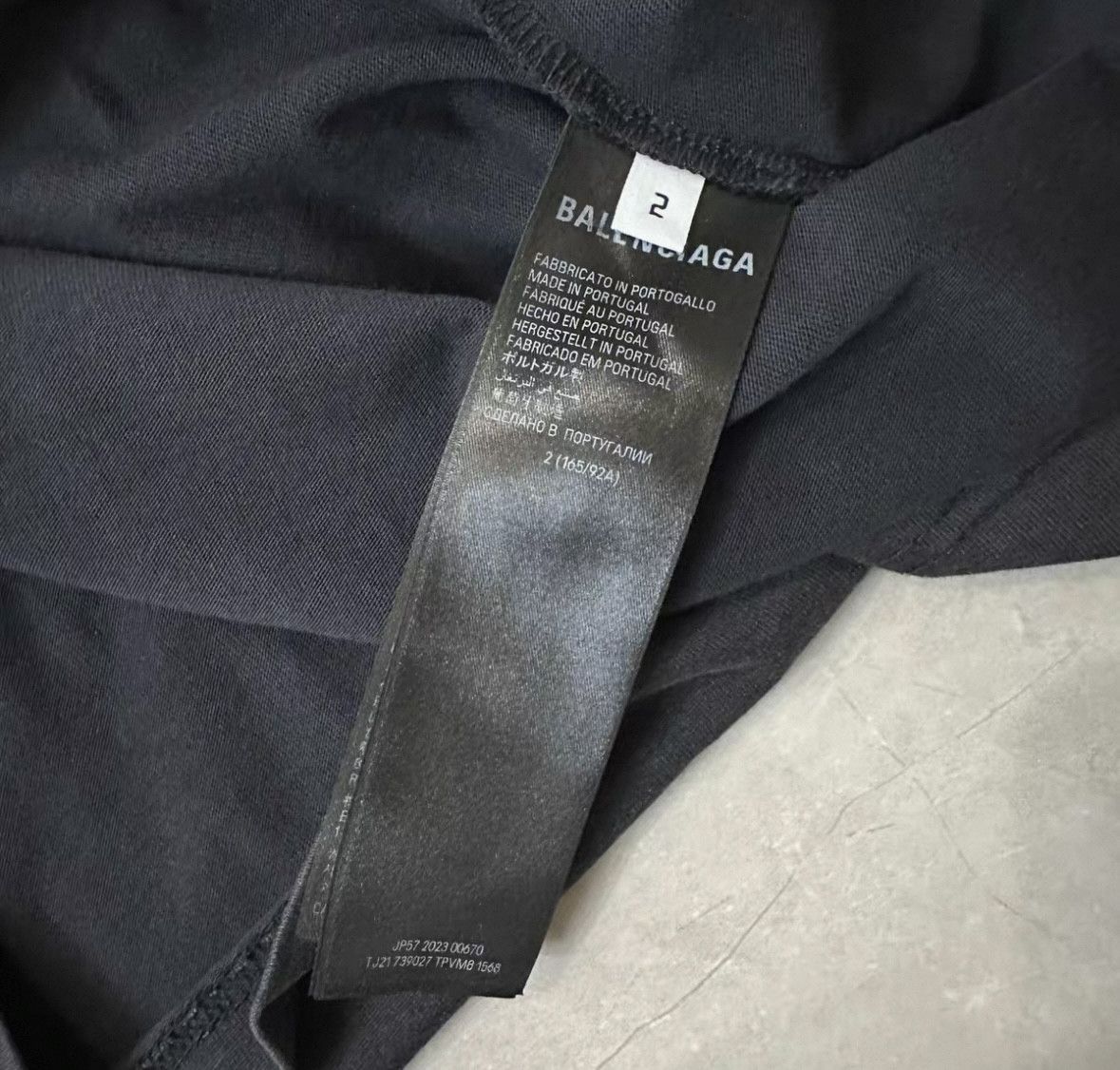 Balenciaga Balenciaga 24ss Offshore Disaster Fire Letter Long Sleeve Size US M / EU 48-50 / 2 - 4 Thumbnail