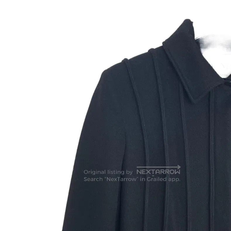 Valentino Valentino Black classic pleated wool coat Size M / US 6-8 / IT 42-44 - 3 Thumbnail