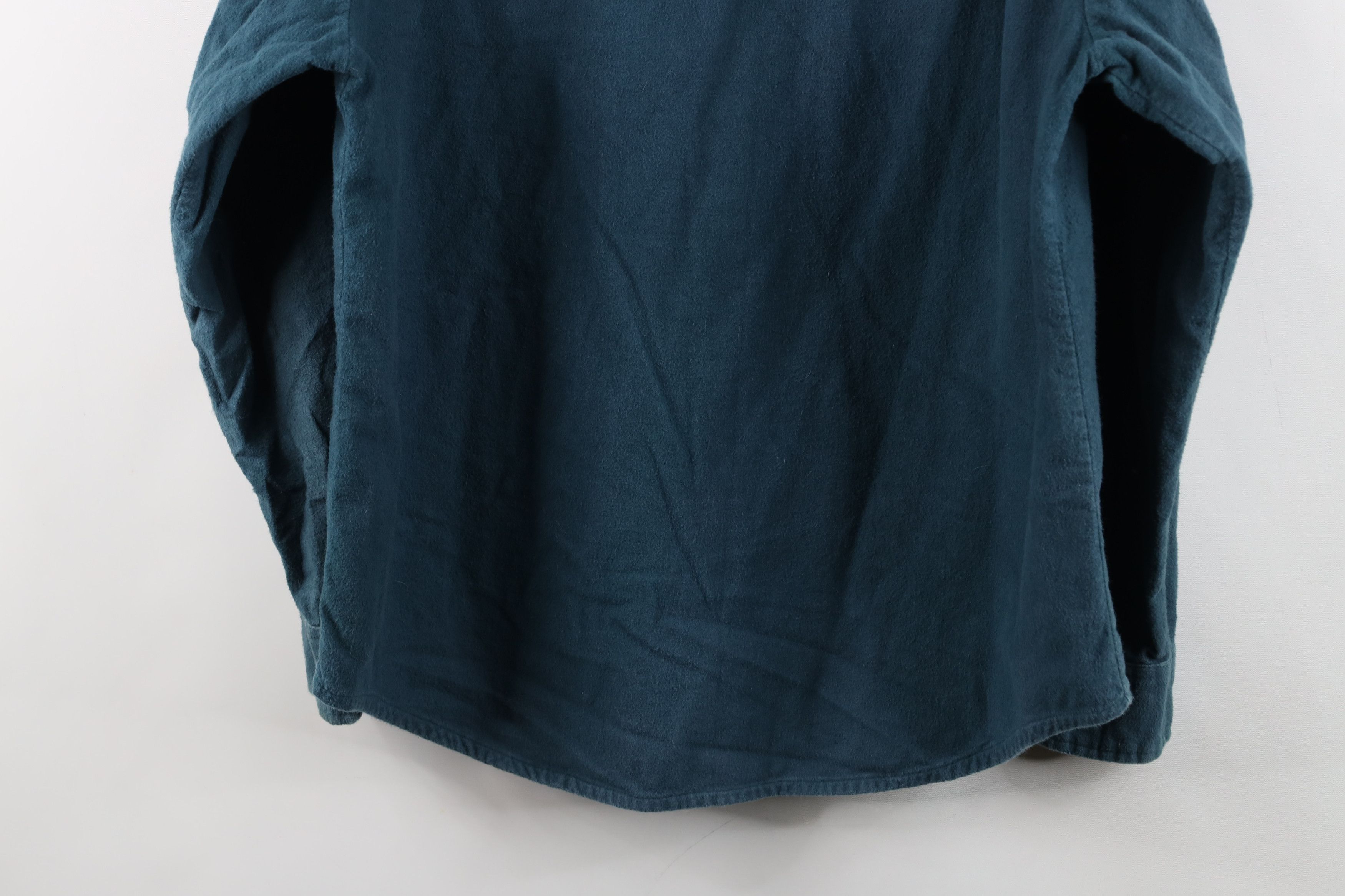 Vintage Vintage 70s Streetwear Fit Chamois Cloth Button Shirt Green Size US M / EU 48-50 / 2 - 13 Thumbnail