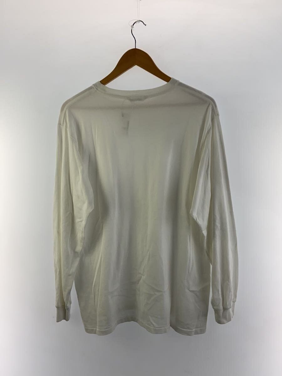 Auralee White Cotton Long-sleeved T-shirt Size US L / EU 52-54 / 3 - 2 Thumbnail