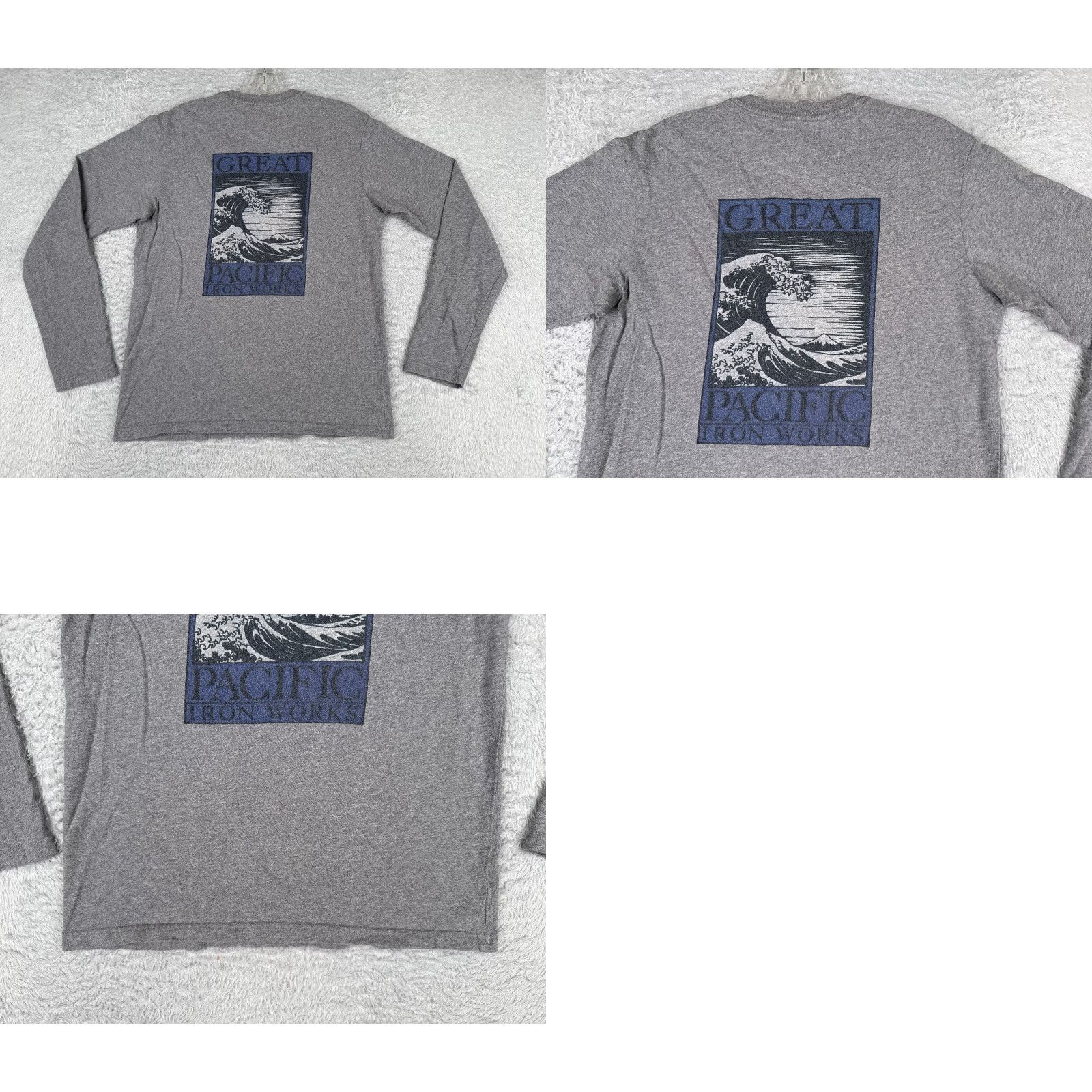 Patagonia Patagonia Shirt Men S Gray Long Sleeve Crew Neck T-Shirt Logo All Seasons Regular Knit Jersey Cotton Polyester USA 90s? Size US S / EU 44-46 / 1 - 9 Thumbnail