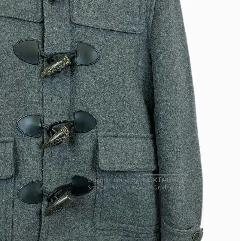 Burberry Burberry Grey Cotton Long Winter Coat for Women. Size XS / US 0-2 / IT 36-38 - 4 Thumbnail