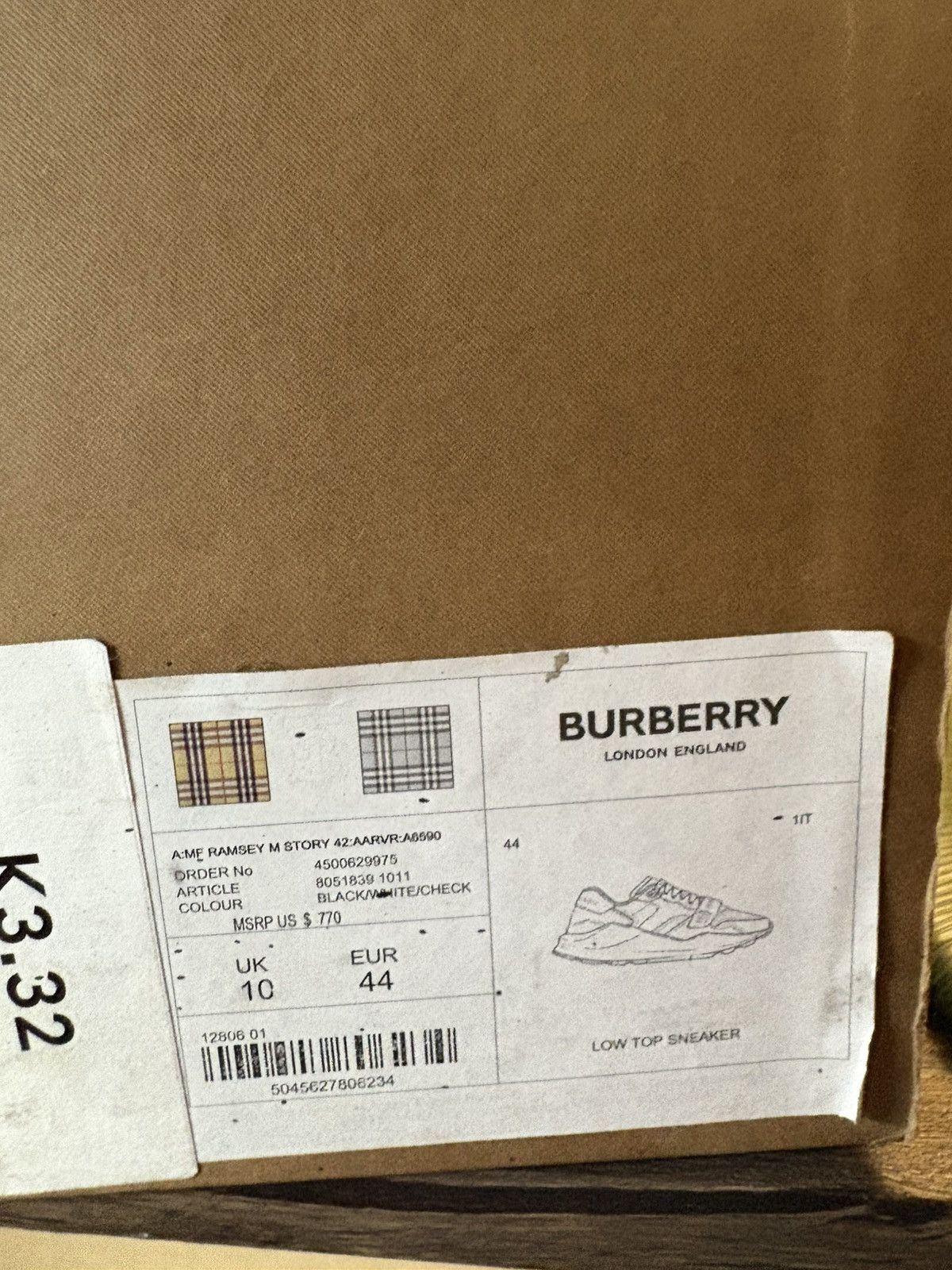 Burberry Burberry trainers Size US 11 / EU 44 - 11 Thumbnail