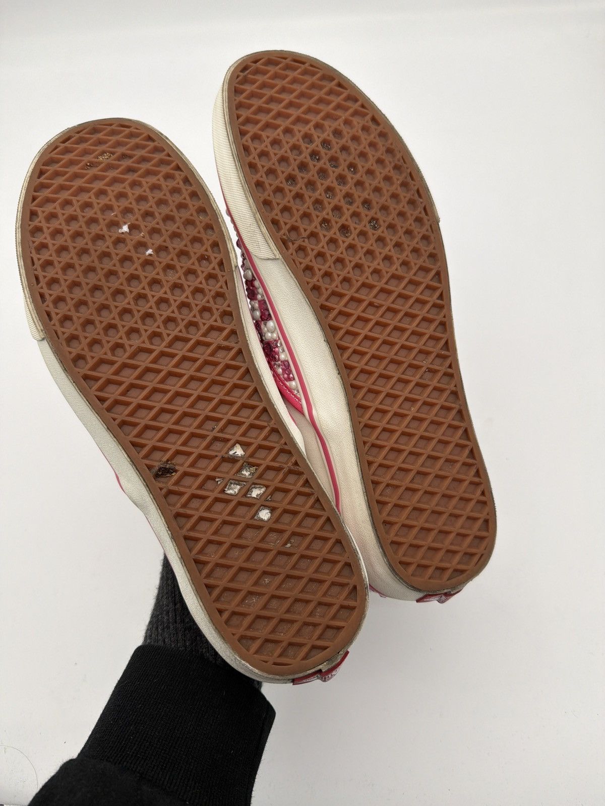 Vans Friends and Family Vans x Mattias Gollin Pink Vans Slip Ons Size US 13 / EU 46 - 8 Thumbnail