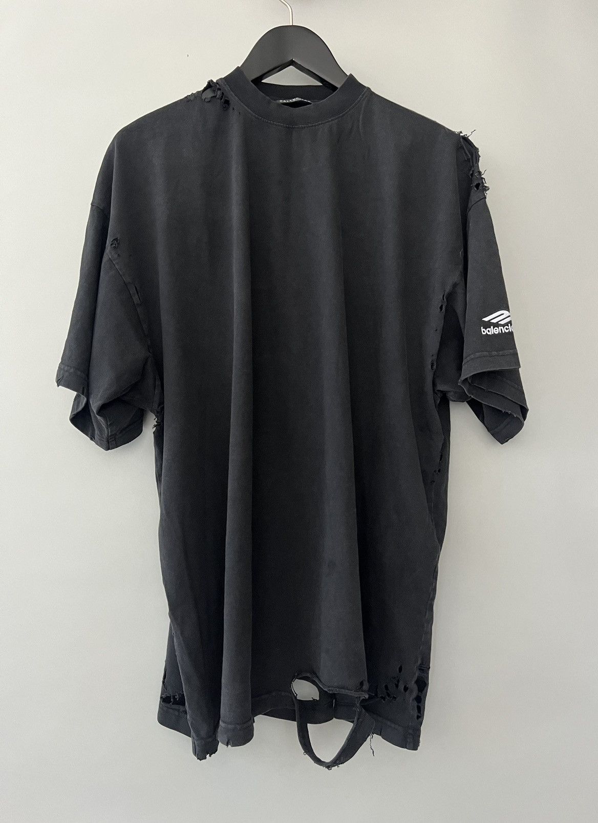 Balenciaga Balenciaga 3B Sports Icon Repaired T-Shirt Vintage Jersey Size US M / EU 48-50 / 2 - 1 Thumbnail