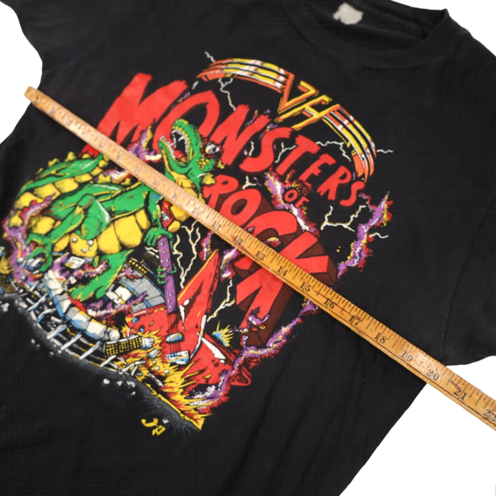 Vintage VINTAGE Van Halen Monsters of Rock Tour T Shirt Black Mens L Large 1988 Size US L / EU 52-54 / 3 - 6 Thumbnail