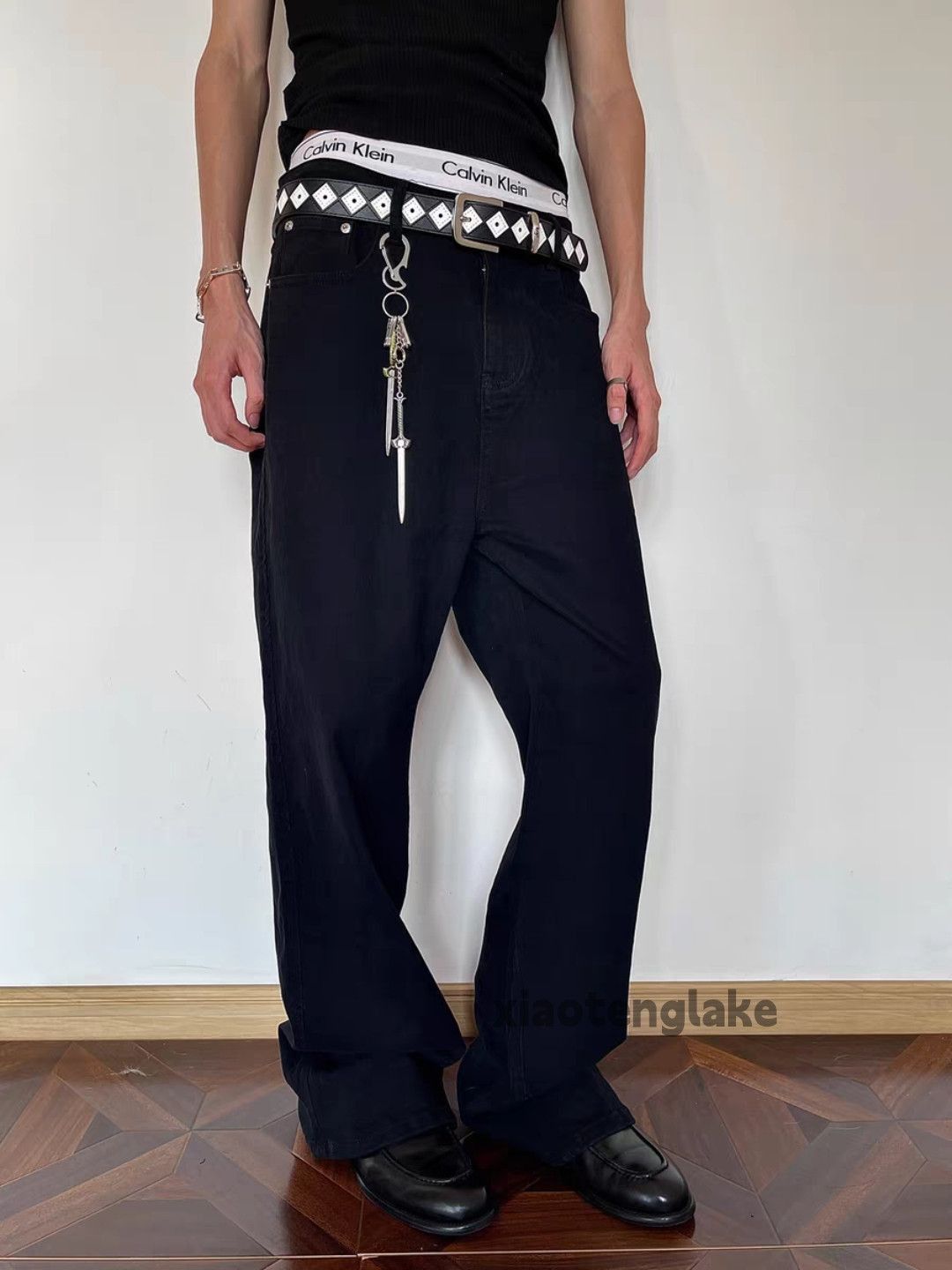 Jean zx rickowens Balenciaga style flared punk hiphop jeans Size US 30 / EU 46 - 5 Thumbnail