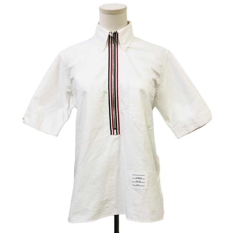 Thom Browne Thom Browne Signature Stripe Zipper Shirt Size US XS Size US XS / EU 42 / 0 - 1 Thumbnail