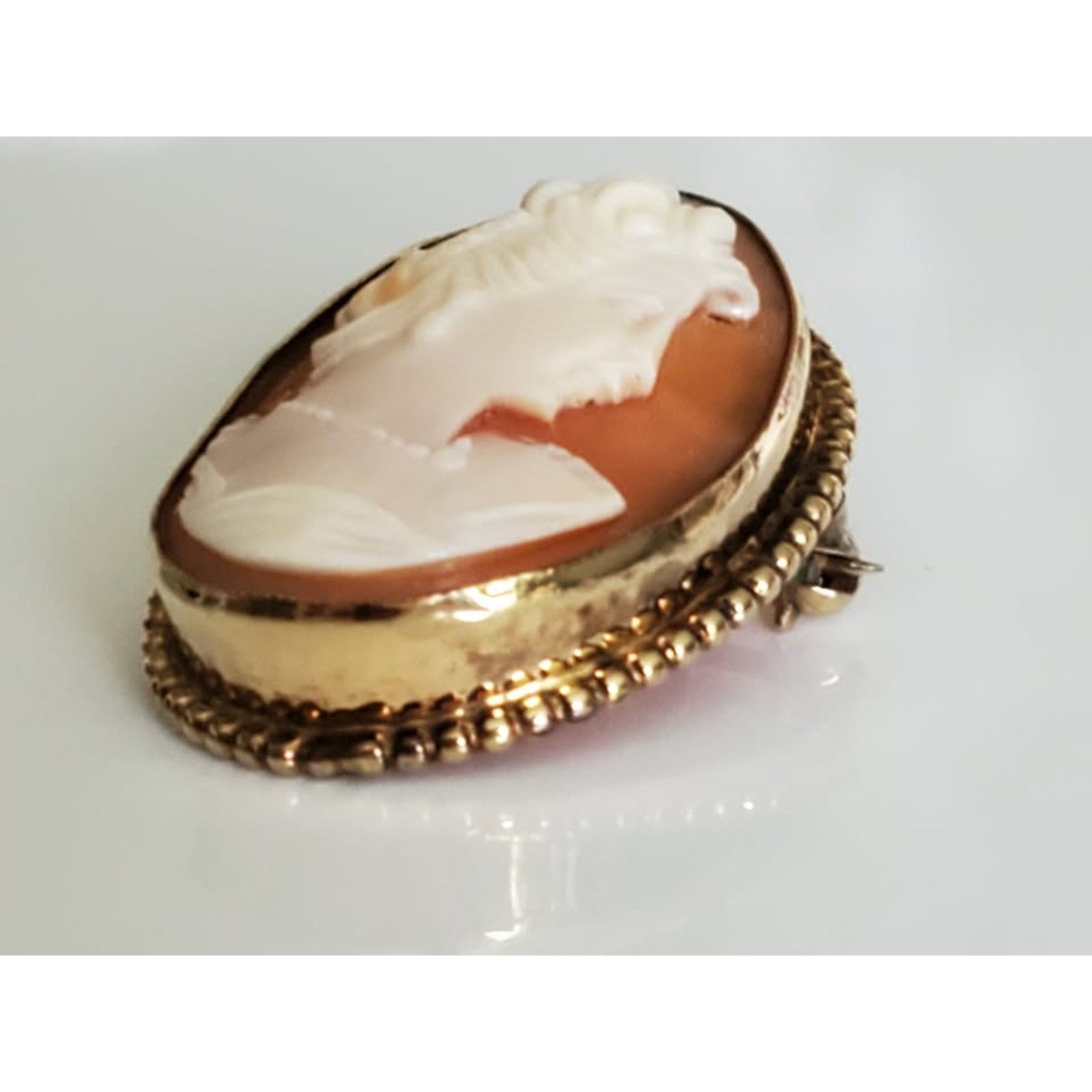 Other Vintage Victorian AMCO Gold-filled Cameo Pendant Brooch Size ONE SIZE - 5 Thumbnail