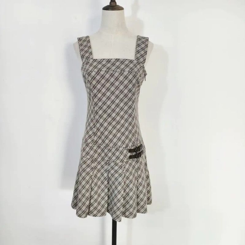 Burberry Burberry Multi-Color Summer Cotton Plaid Dress Size M / US 6-8 / IT 42-44 - 1 Thumbnail