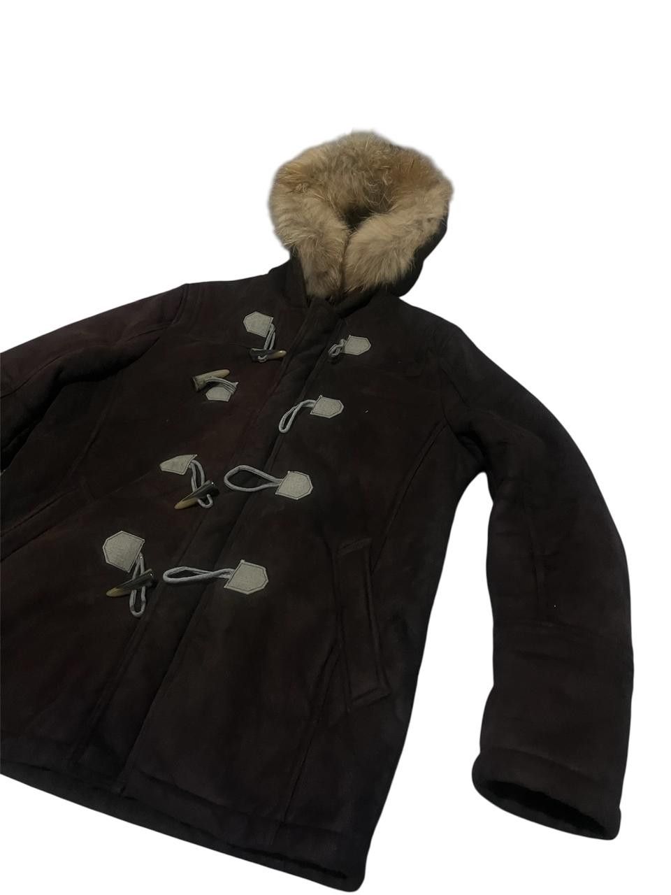 14th Addiction Japanesse Louis Chavlon Sheepskin Duffle Coat Brown Size US M / EU 48-50 / 2 - 3 Thumbnail