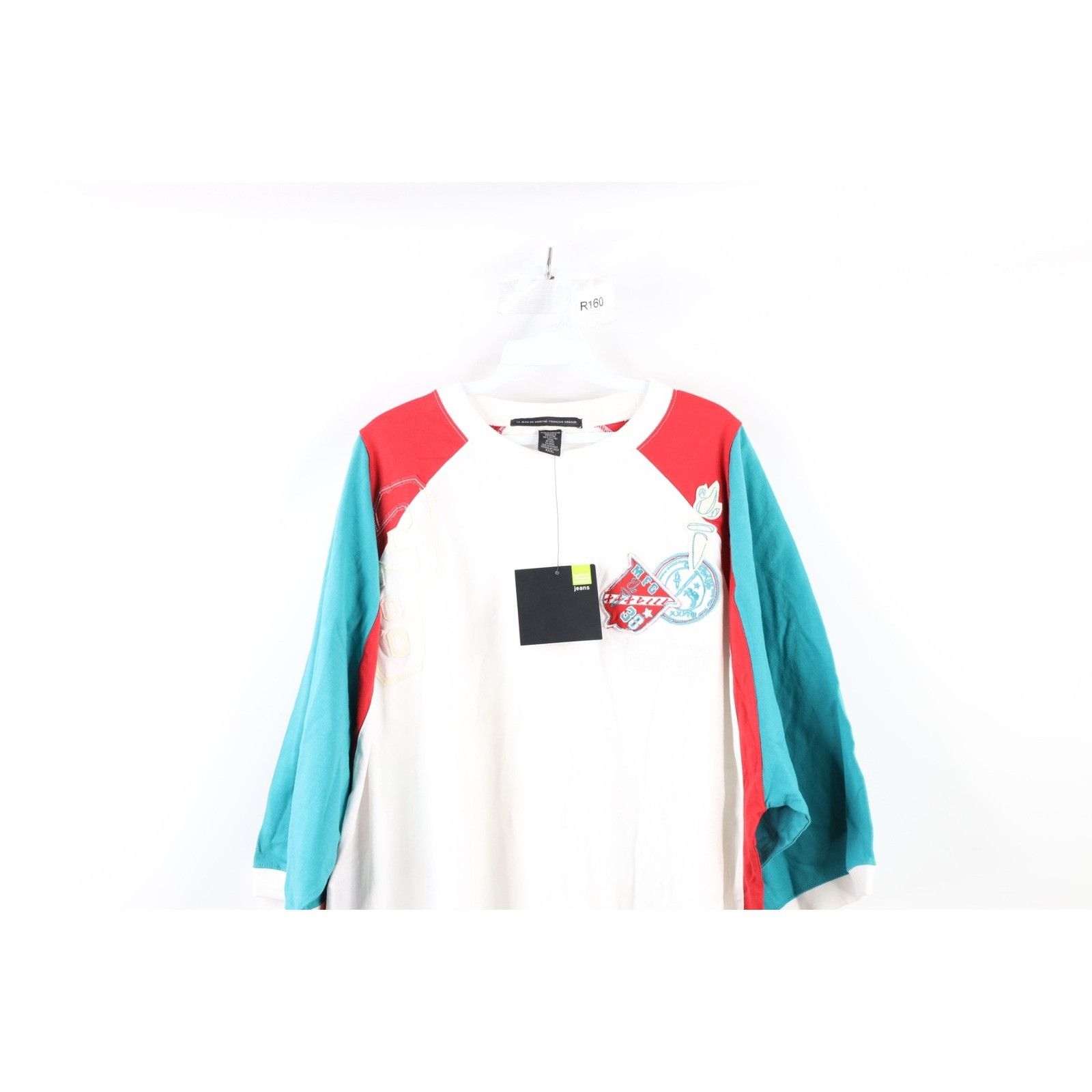 Marithe + Francois Girbaud × Vintage NOS Vintage 90s Marithe Francois Girbaud Torch T-Shirt 3XL Size US XXL / EU 58 / 5 - 2 Thumbnail