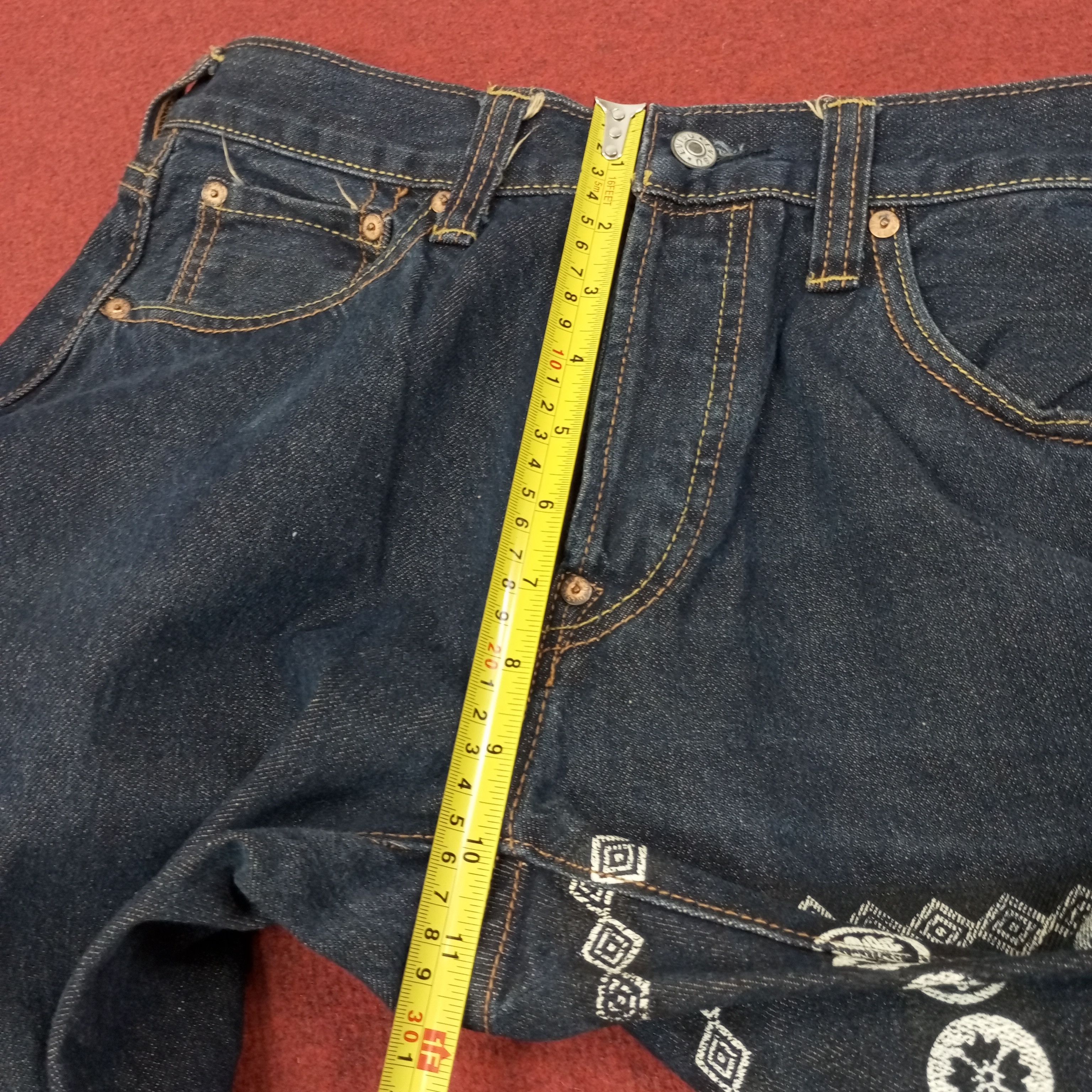 Japanese Brand Vintage Evisu Japanese Brand Custom Daicock Jeans c244n11 Size US 30 / EU 46 - 8 Thumbnail