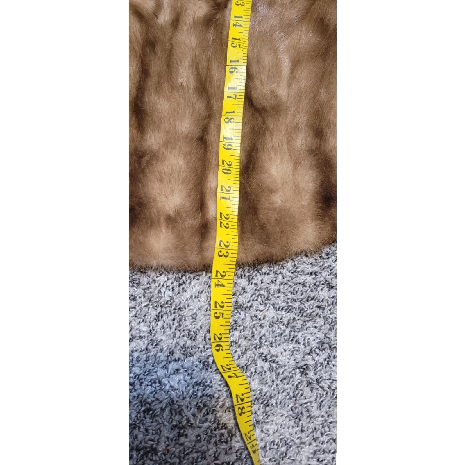 Vintage Unbranded Shawl Cape Fur Tippet Natural Mink Fur Beige M/L Women All Seasons Fall Spring Winter Summer Party/Cocktail Shawl Collar Size M / US 6-8 / IT 42-44 - 4 Thumbnail