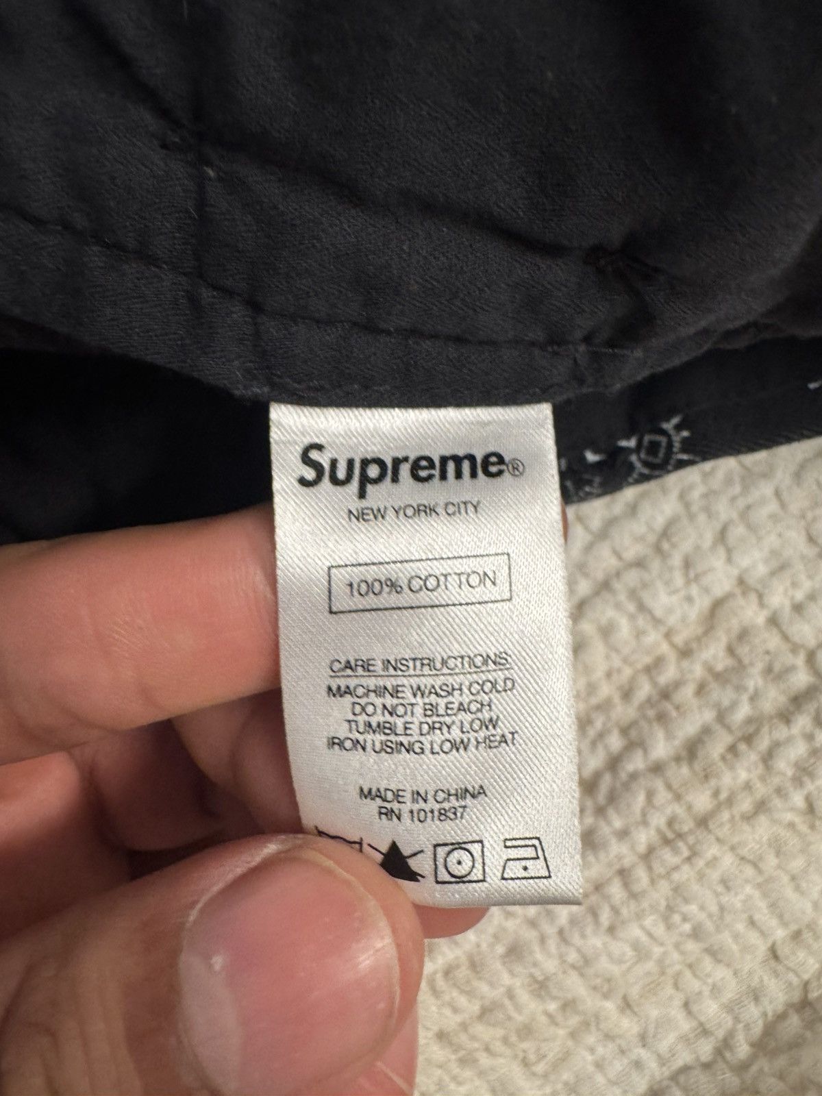 Supreme Supreme Paisley Grid Chino Pant Size US 34 / EU 50 - 5 Thumbnail