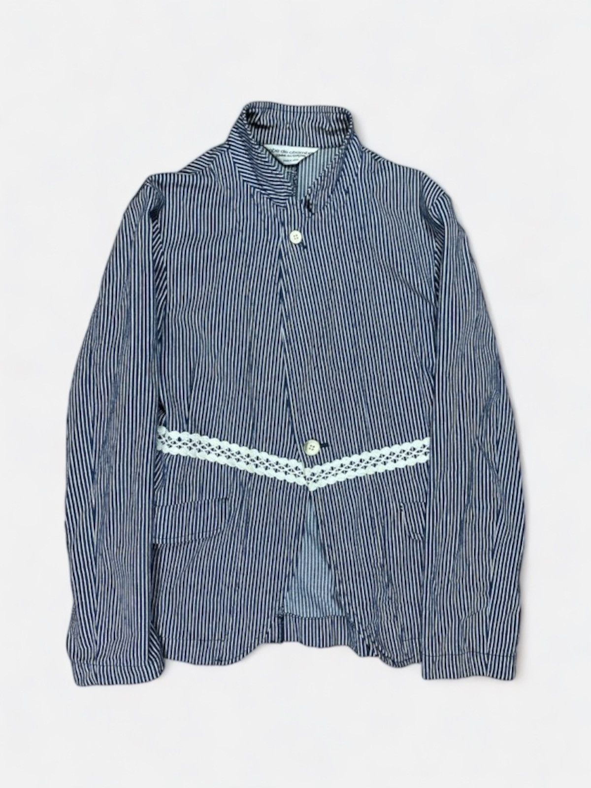 image of Comme Des Garcons Comme Des Garçons - Ad2002 Robe De Chambre Blazer in Blue, Men's (Size Medium)