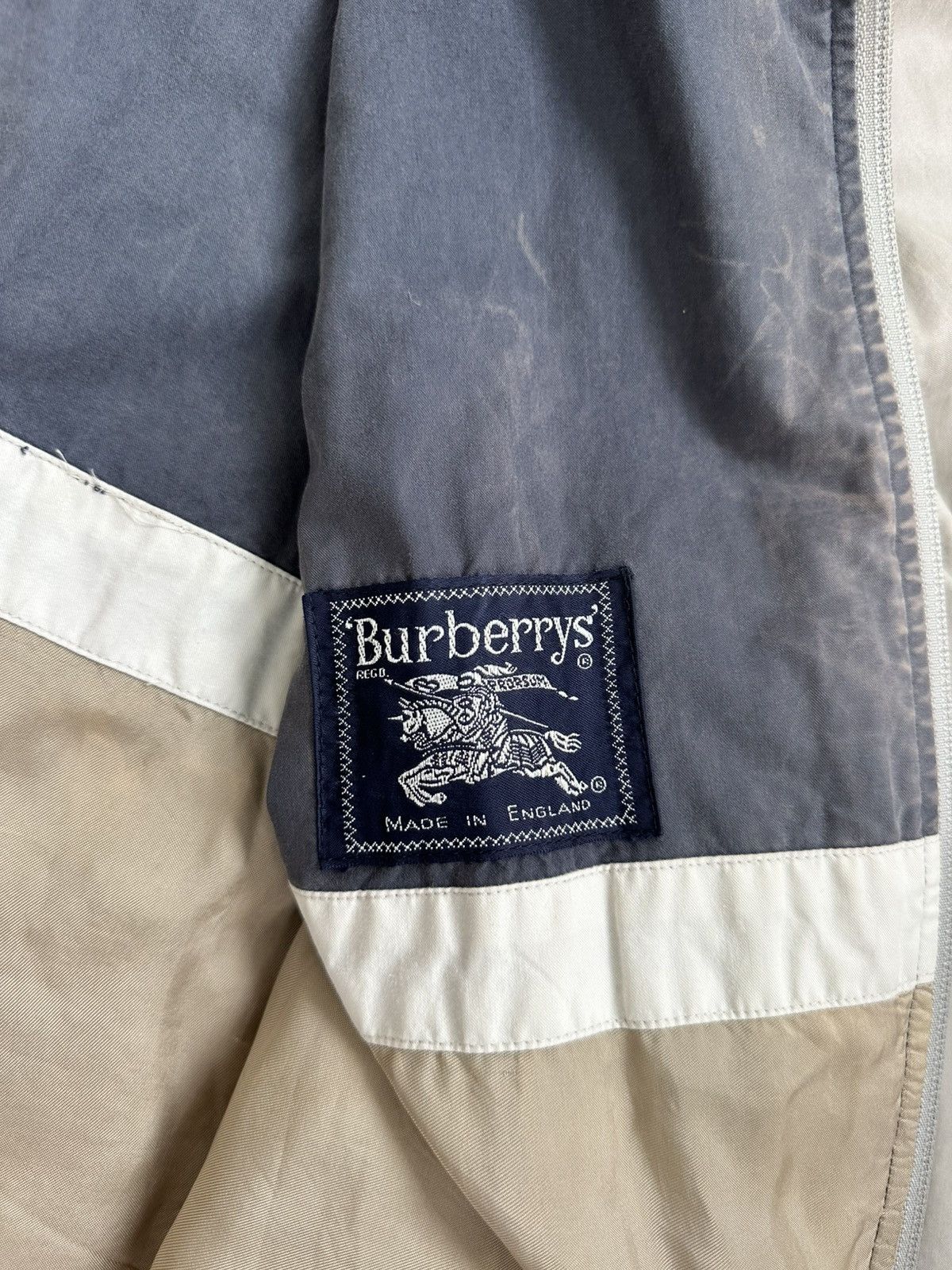 Vintage 90’s Burberry Jacket Big Inside Logo