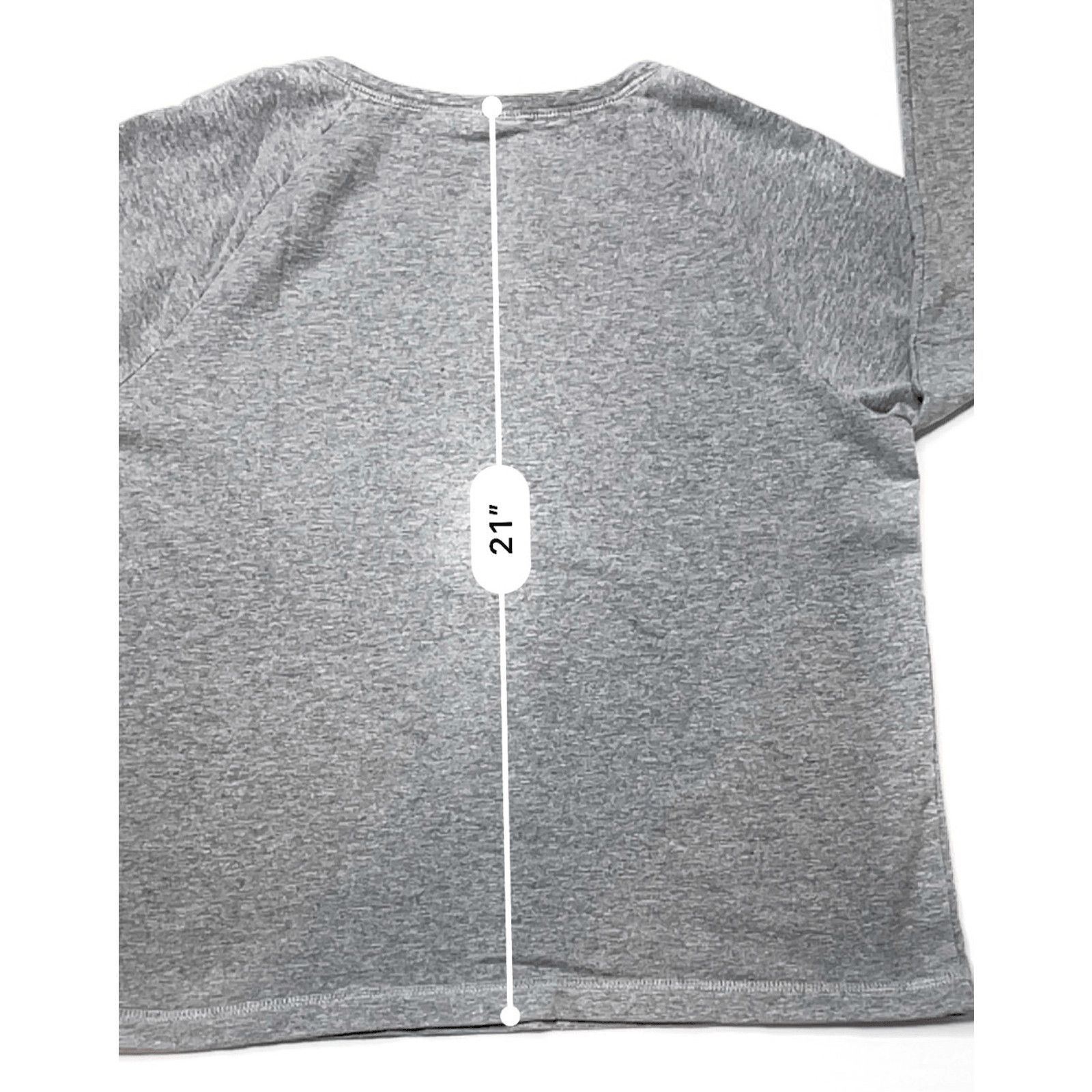 Chicos Weekends + Chico's French Terry Gray Sweatshirt 1=M=8/10 Size M / US 6-8 / IT 42-44 - 7 Thumbnail