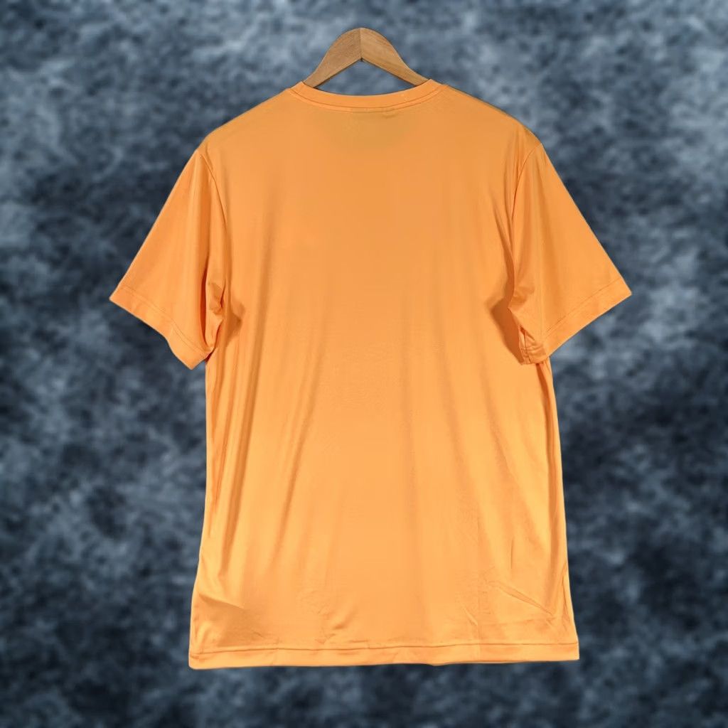 J.Lindeberg J.Lindeberg Shirt Mens M Mock Orange Ade T Shirt Performance Golf Athletic Shirt Short Sleeve Crew Neck Polyester Jersey Size US M / EU 48-50 / 2 - 1 Thumbnail