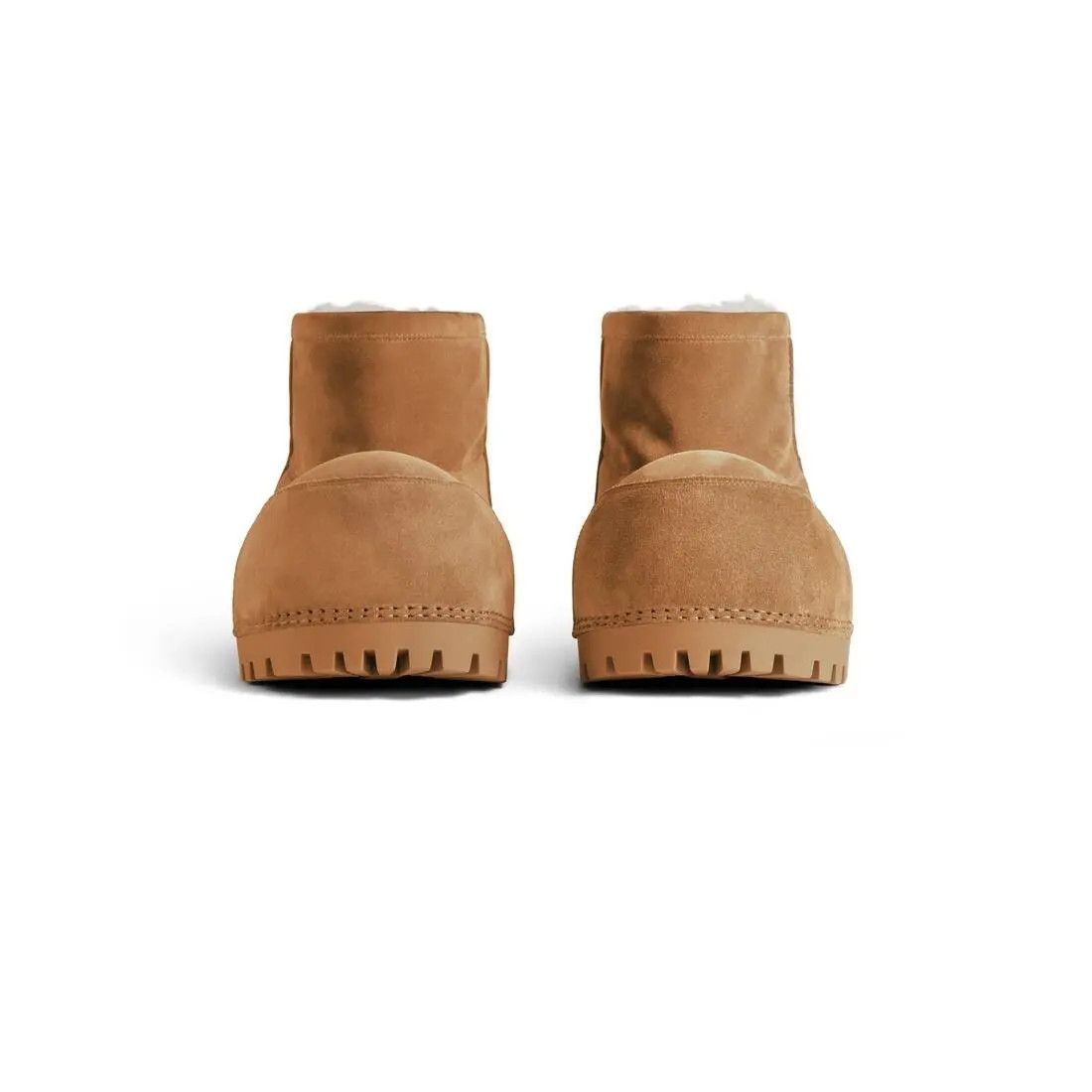 Balenciaga o1bcso1str0126 Alaska Fur Booties in Brown Size US 6 / IT 36 - 3 Thumbnail